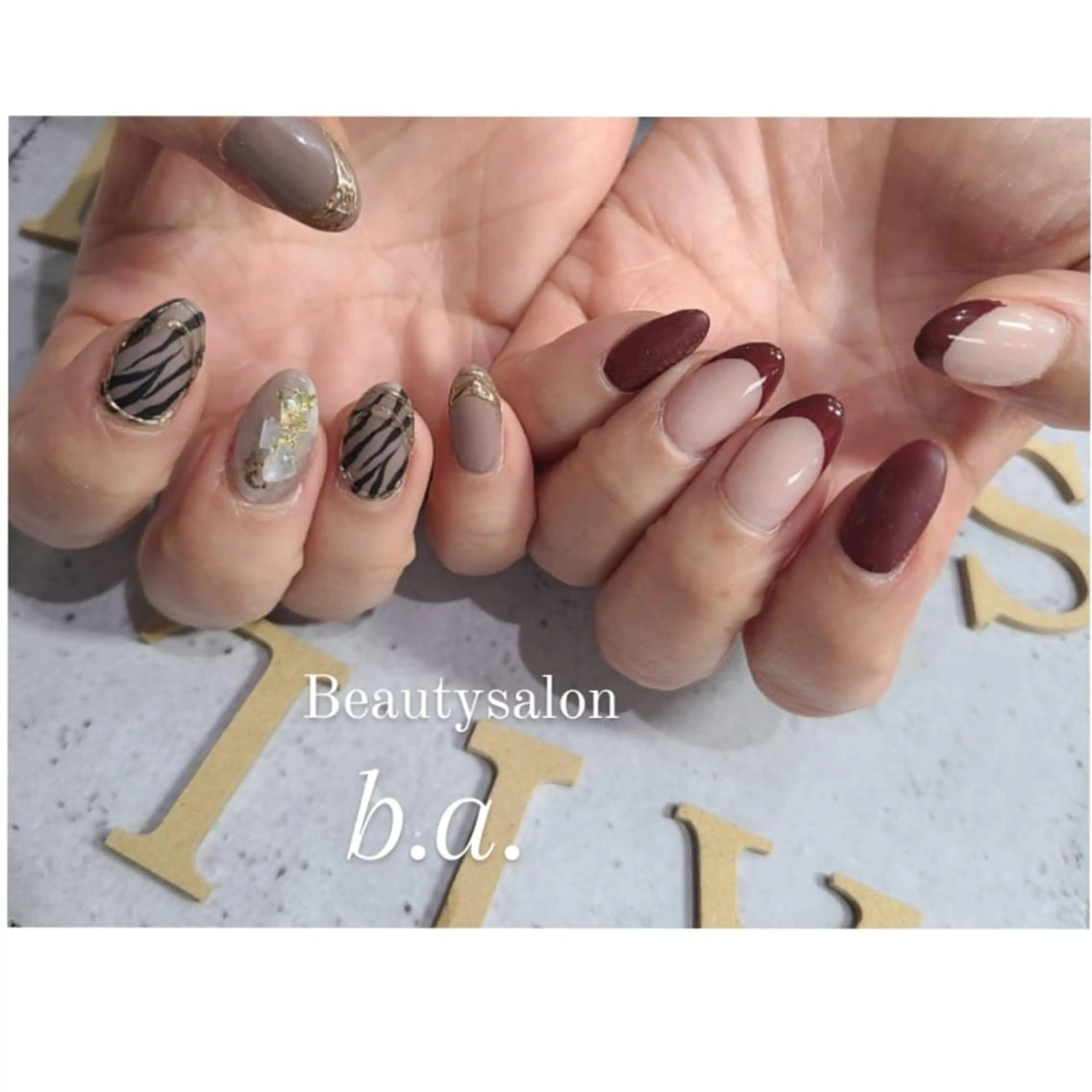 ネイル ハンドネイル nailsalon b.a.のネイルデザイン
