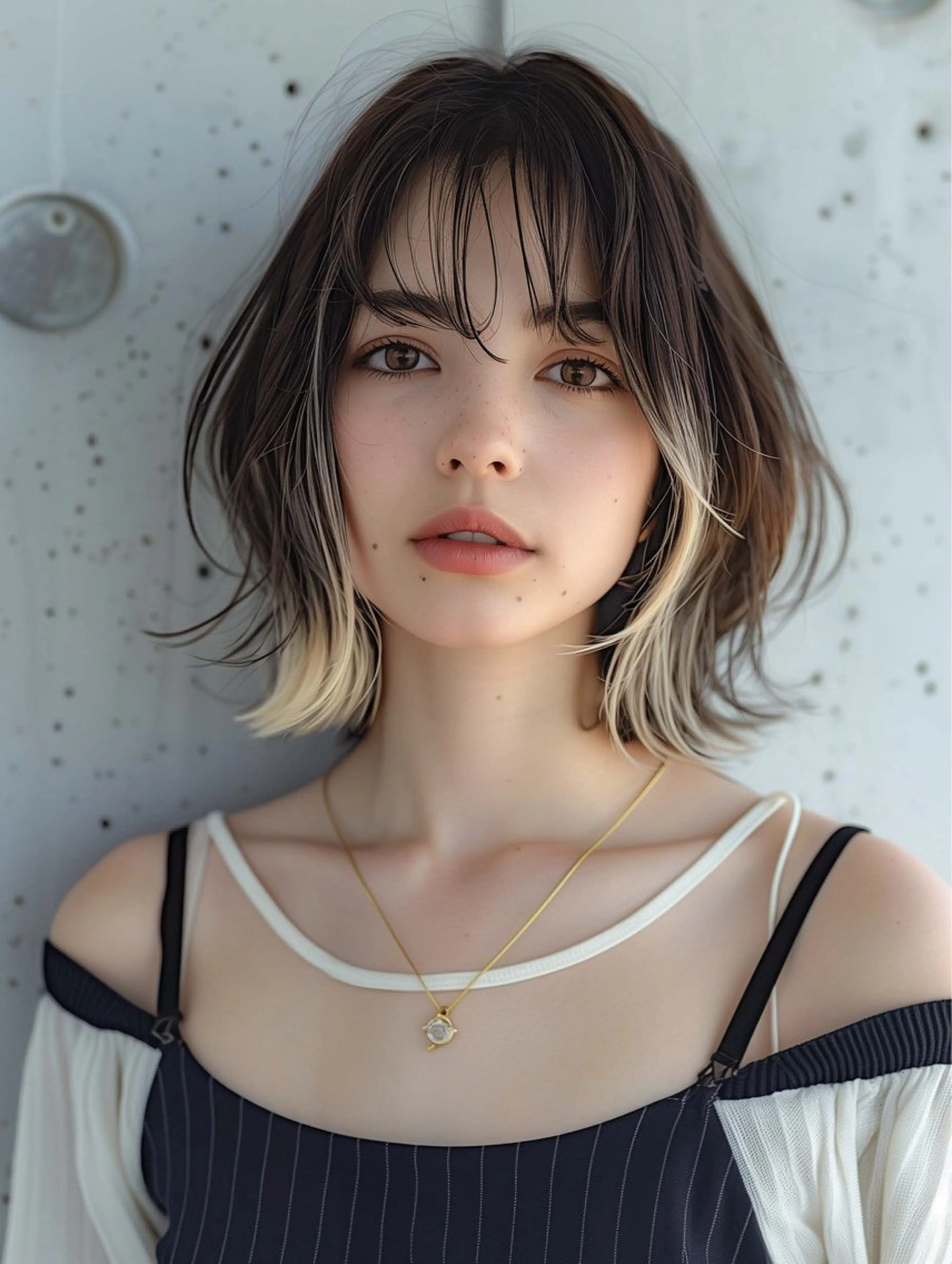 ショート カラー エクステ LOOP hairのヘアスタイル