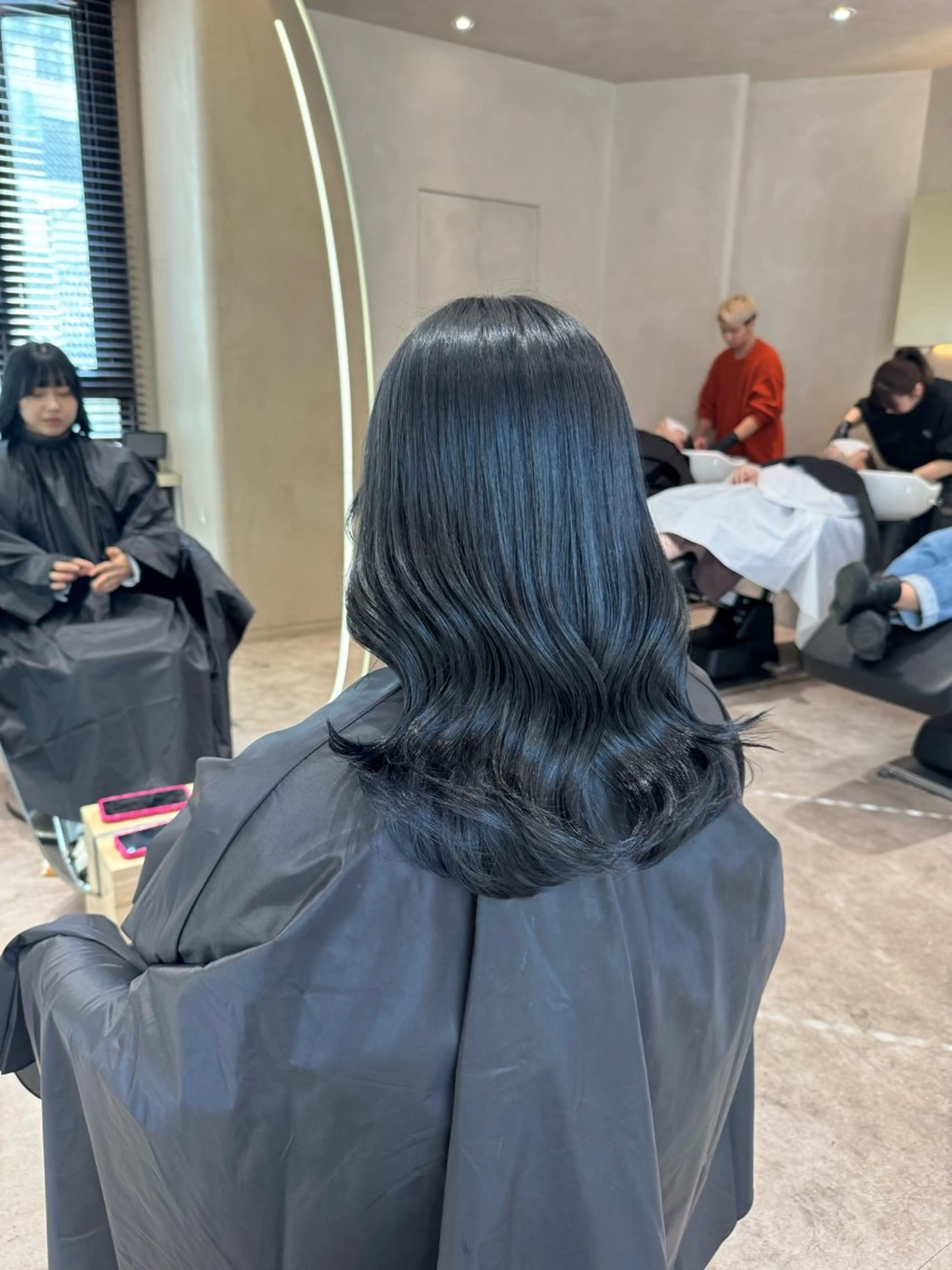 セミロング カット ヘアカラー トリートメント 韓国ヘア/館林美容室 /髪質改善/涼のヘアスタイル