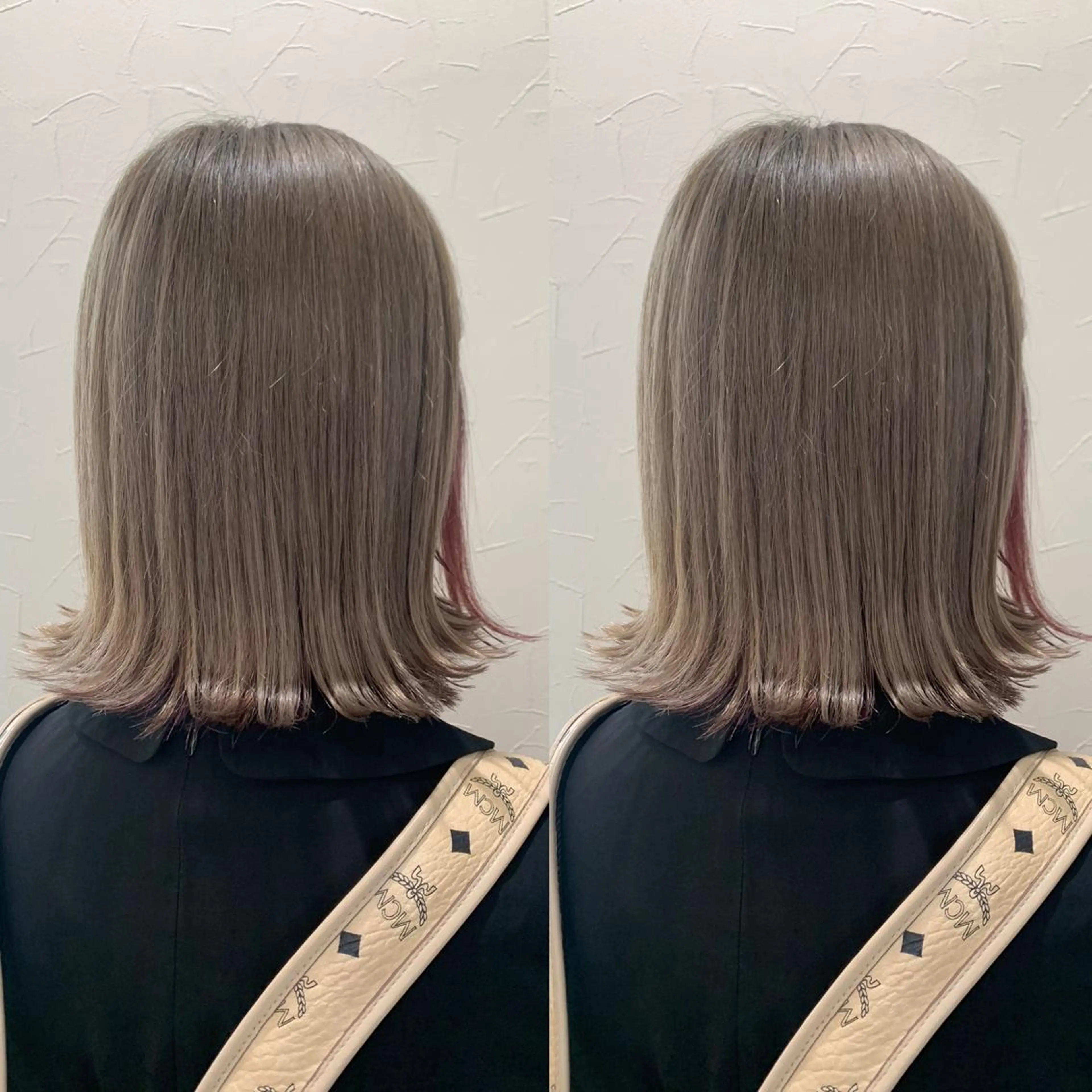 ミディアム 外ハネヘア カット パーマ お悩み、似合わせ提案 将真のヘアスタイル