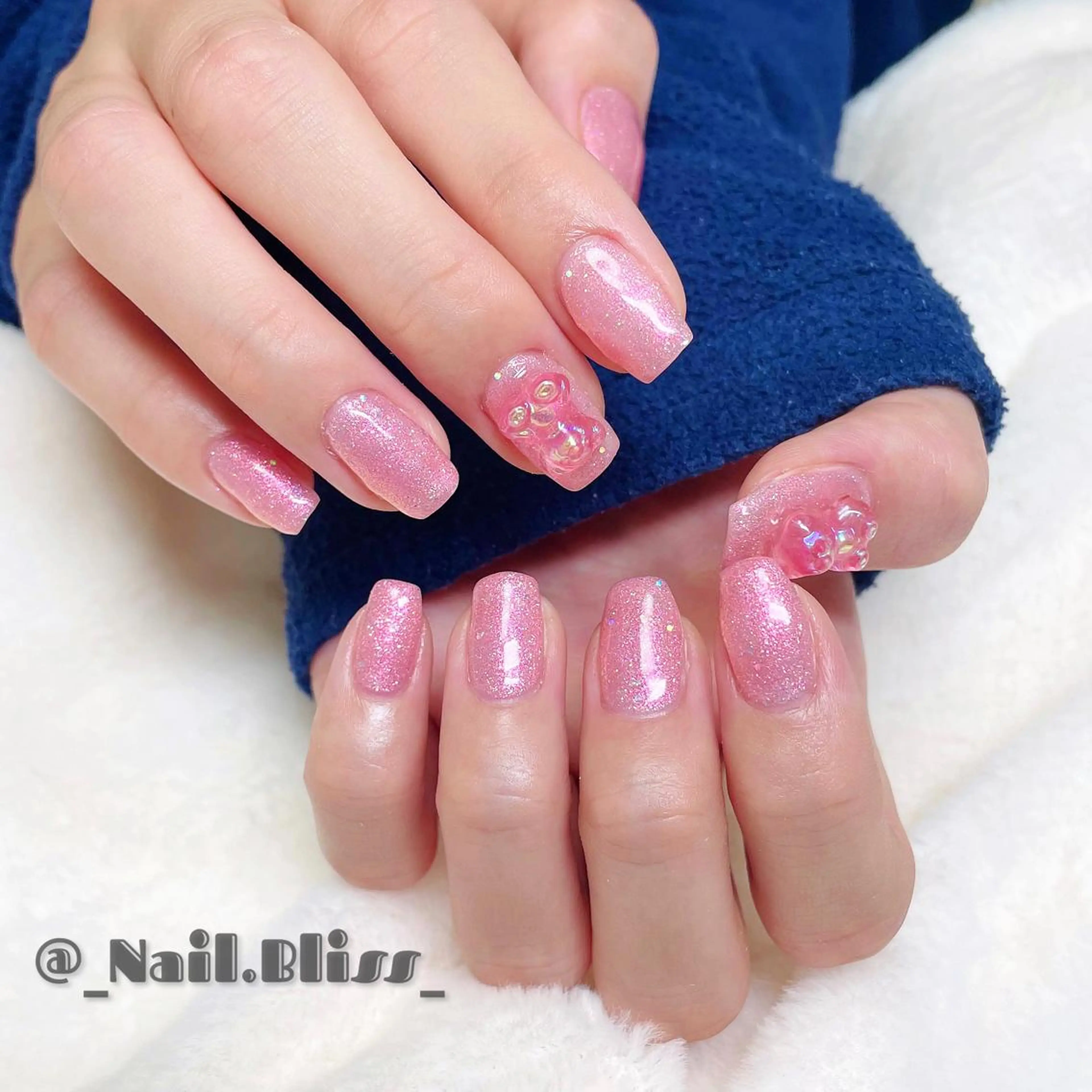 ネイル ラメ(グリッター) ハンドネイル NAIL BLISSのネイルデザイン