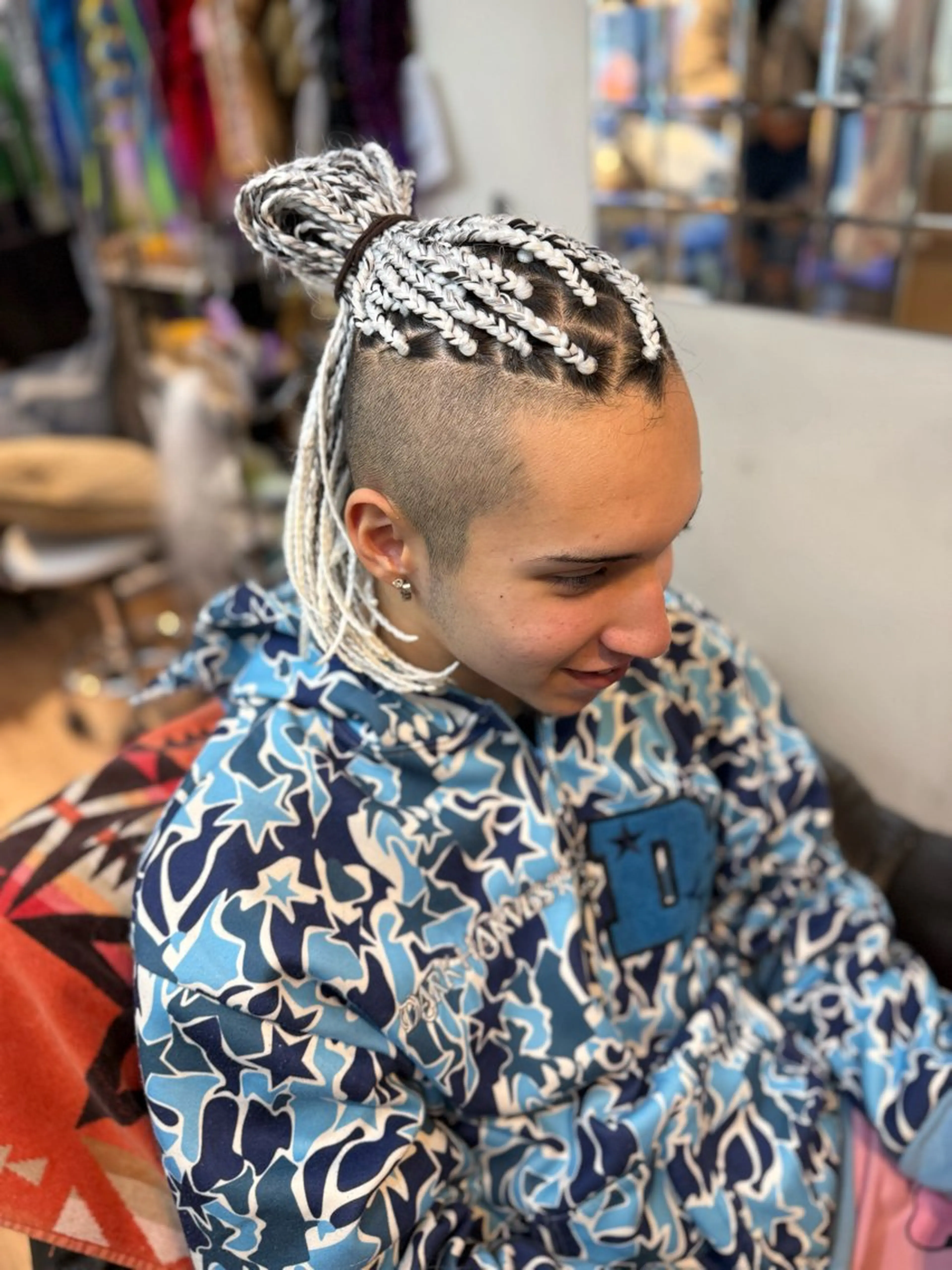 セミロング メンズ エクステ scamp所属・scamp⭐️ さくらのヘアスタイル