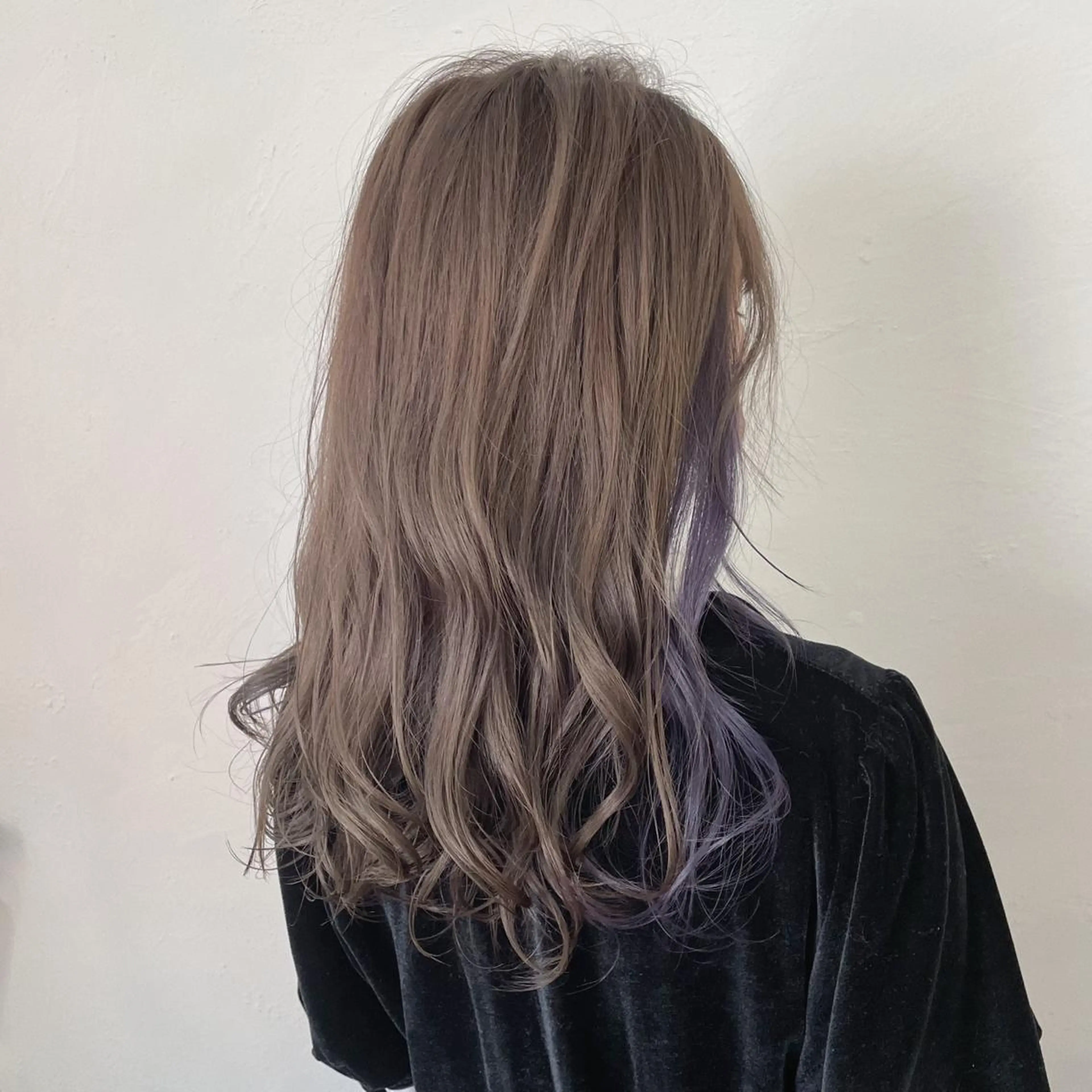 セミロング カラー 冨木 雄斗のヘアスタイル