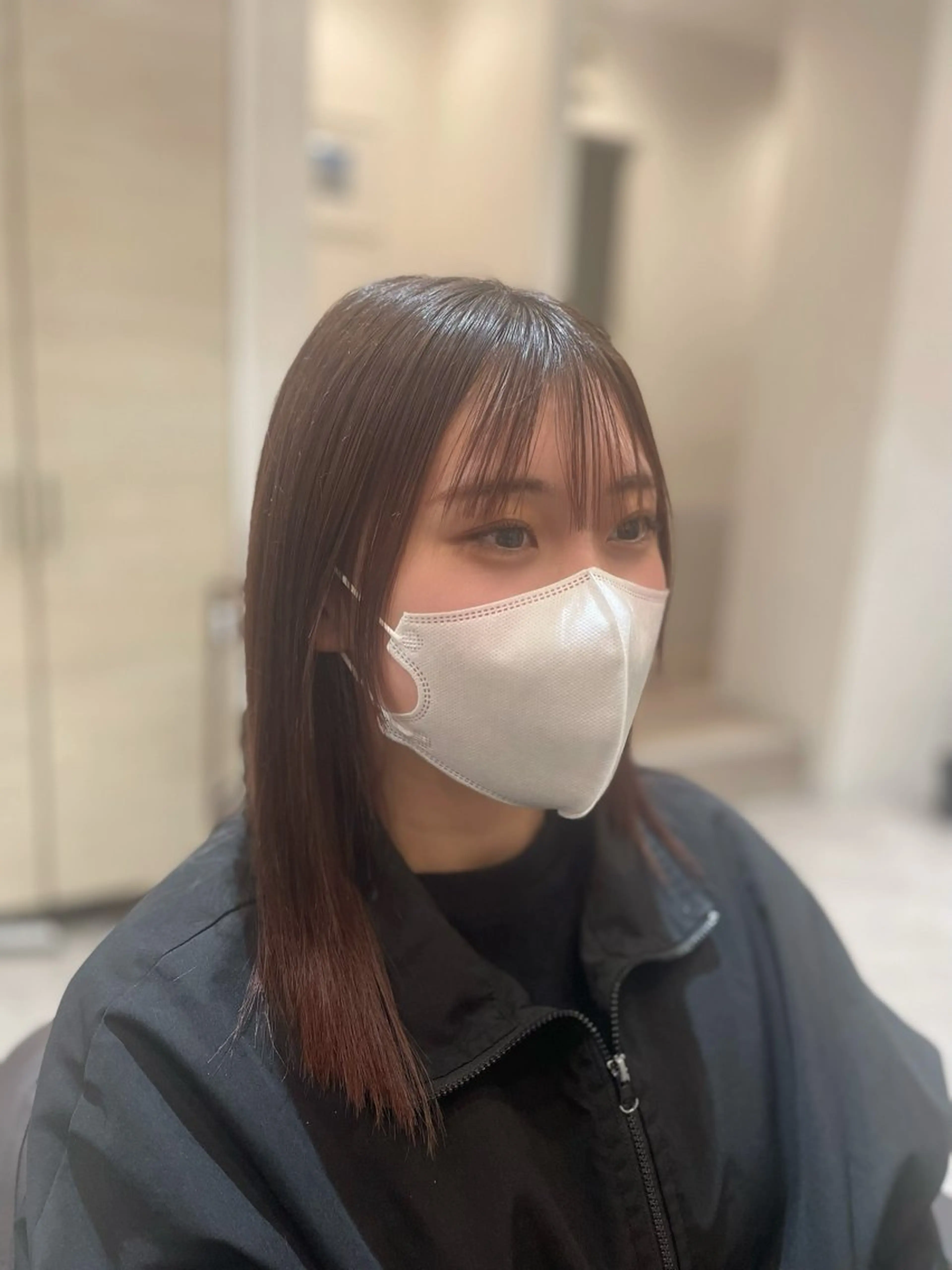 ミディアム 顔周りカット 似合わせカット マサキ/メンズカット カラー/モデル募集中のヘアスタイル