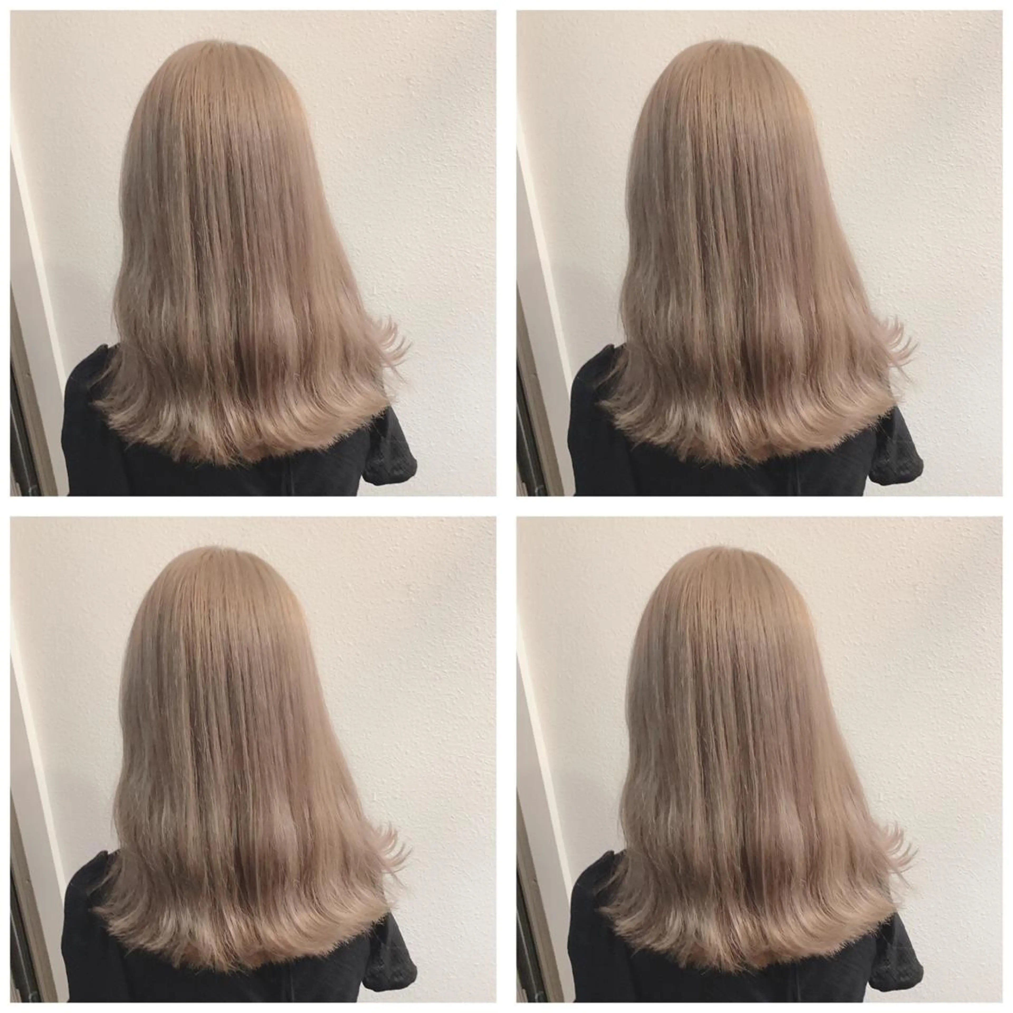 ミディアム カラー ベージュカラー ブリーチ ハイトーンカラー ハイトーンベージュ 似合わせ/ブリーチ カラー.岡田友仁のヘアスタイル