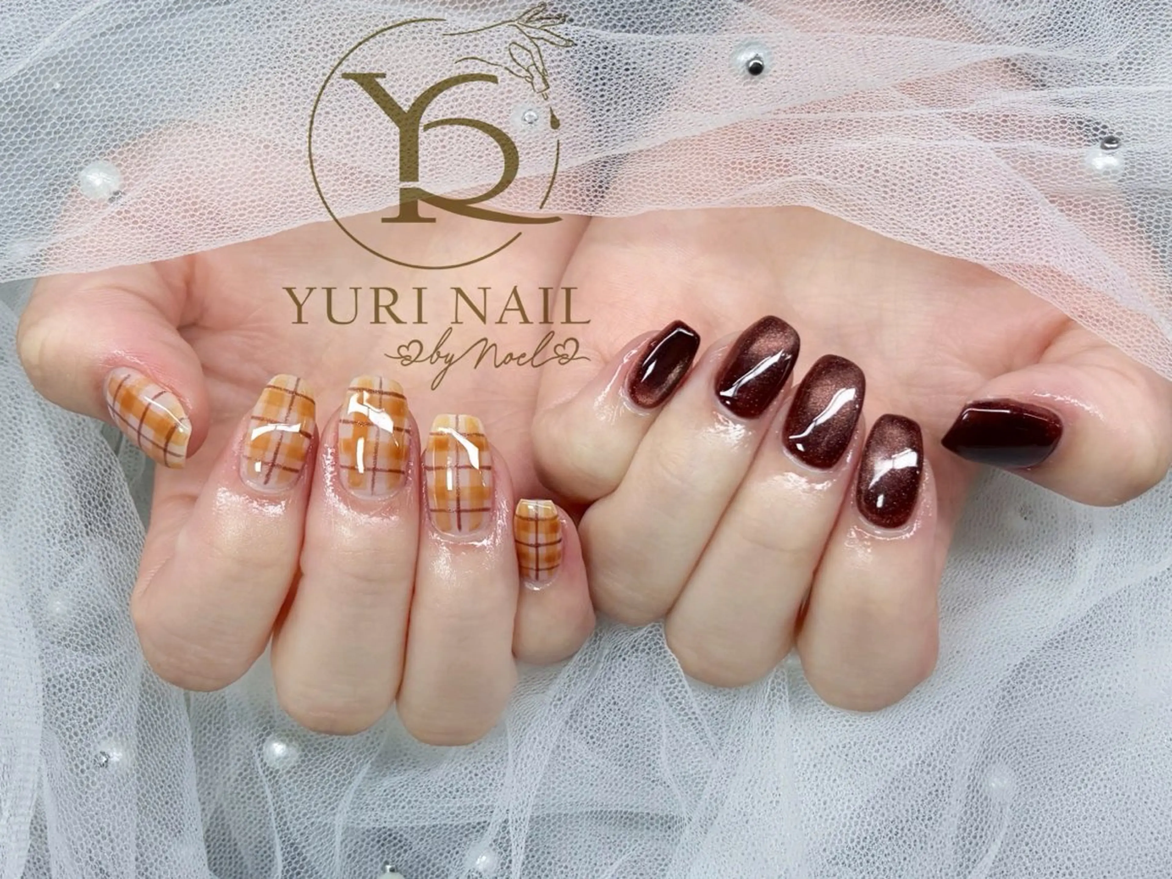 ネイル チークネイル フットネイル グラデーション 韓国ネイル 持ち込み ハンドネイル フットネイル ハンドケア YURI Nail NARITAのネイルデザイン