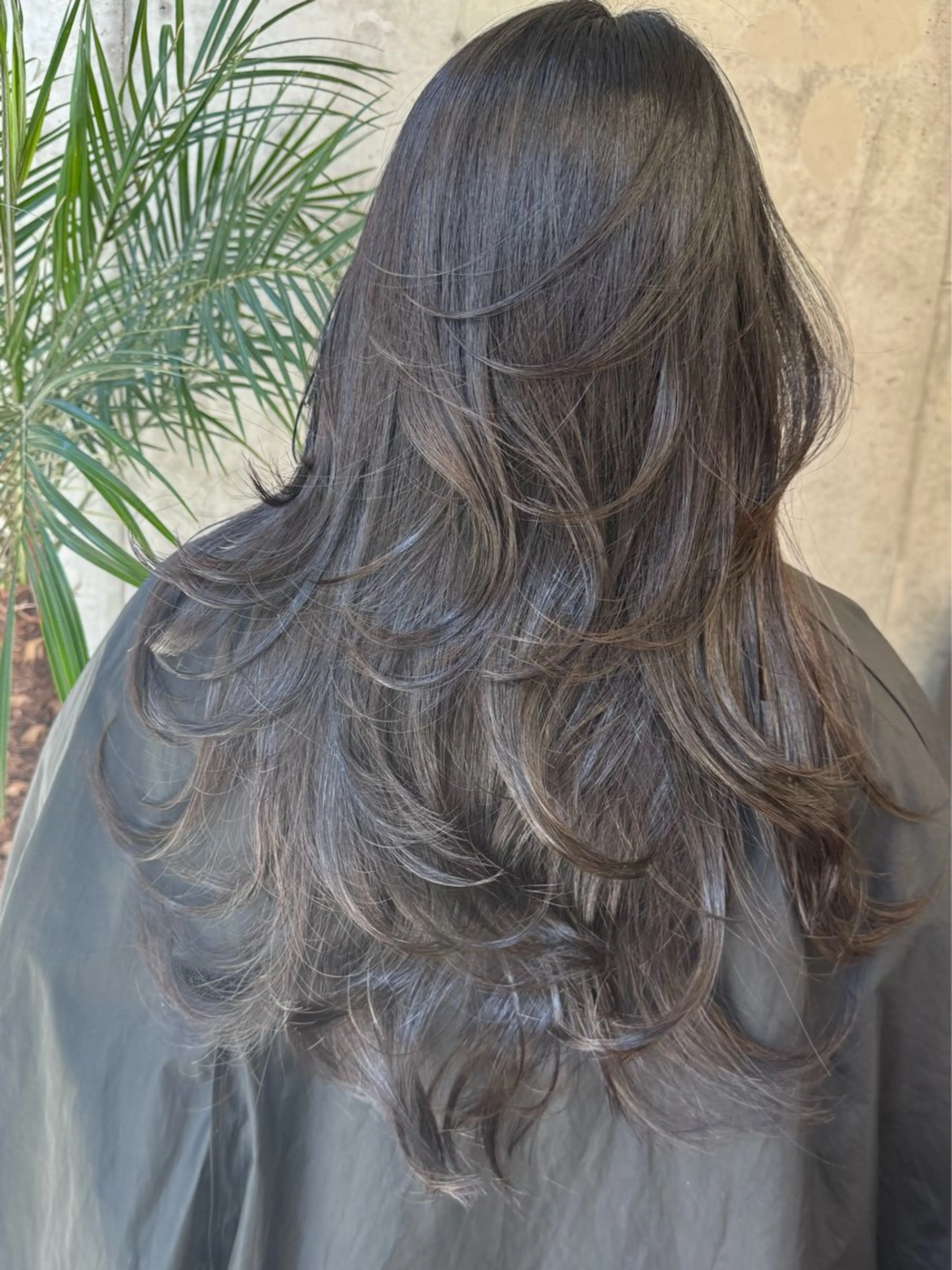 ロング レイヤーカットモデル 募集/藤原一真のヘアスタイル