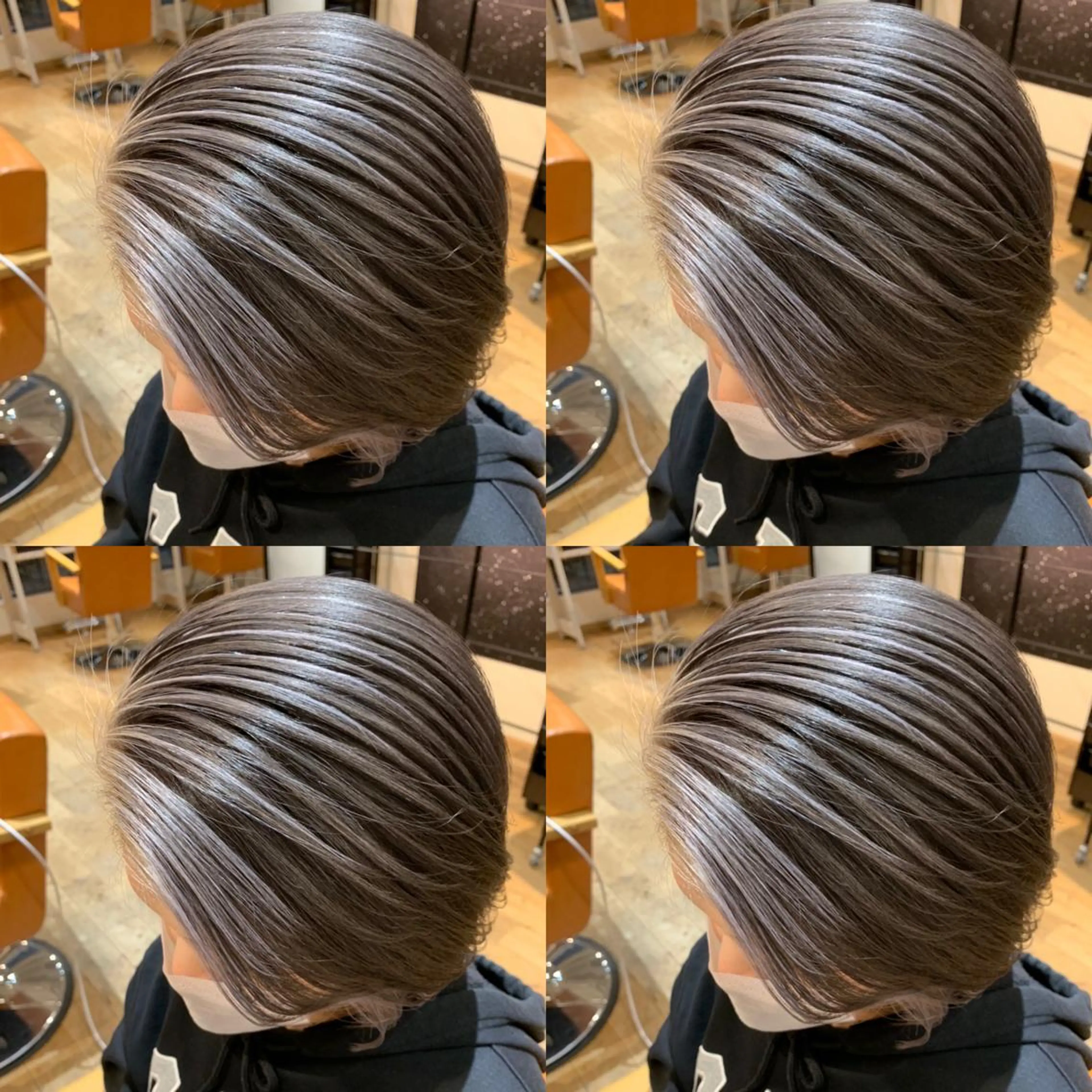 ショート カラー ミストバング  フェイスフレーミング ✨髪質改善✖︎顔周り レイヤー✨ナカムラのヘアスタイル