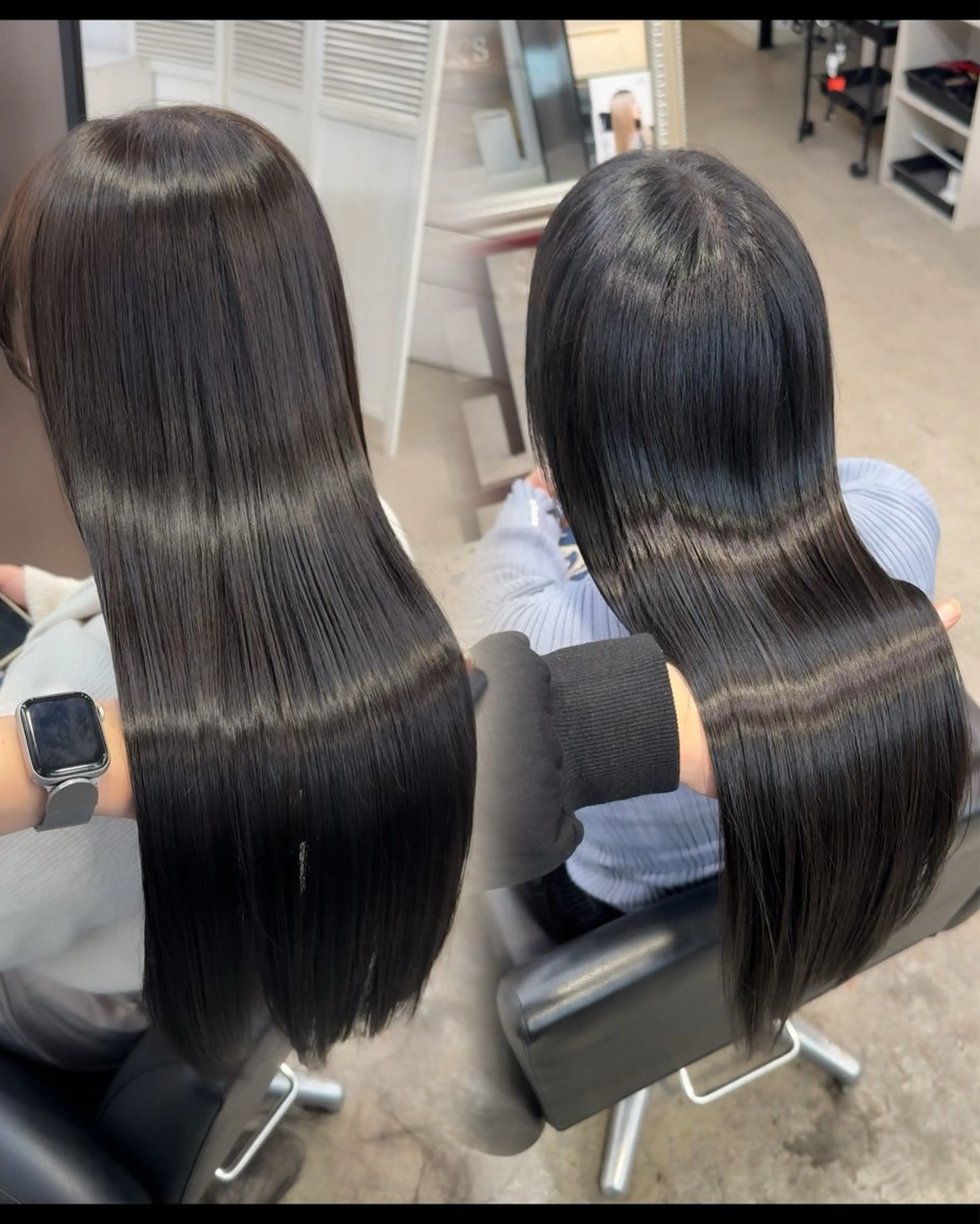 ロング カラー トリートメント カット ヘアカラー トリートメント BANK'S hair所属・縮毛矯正 髪質改善寺坂雄飛💐のヘアスタイル
