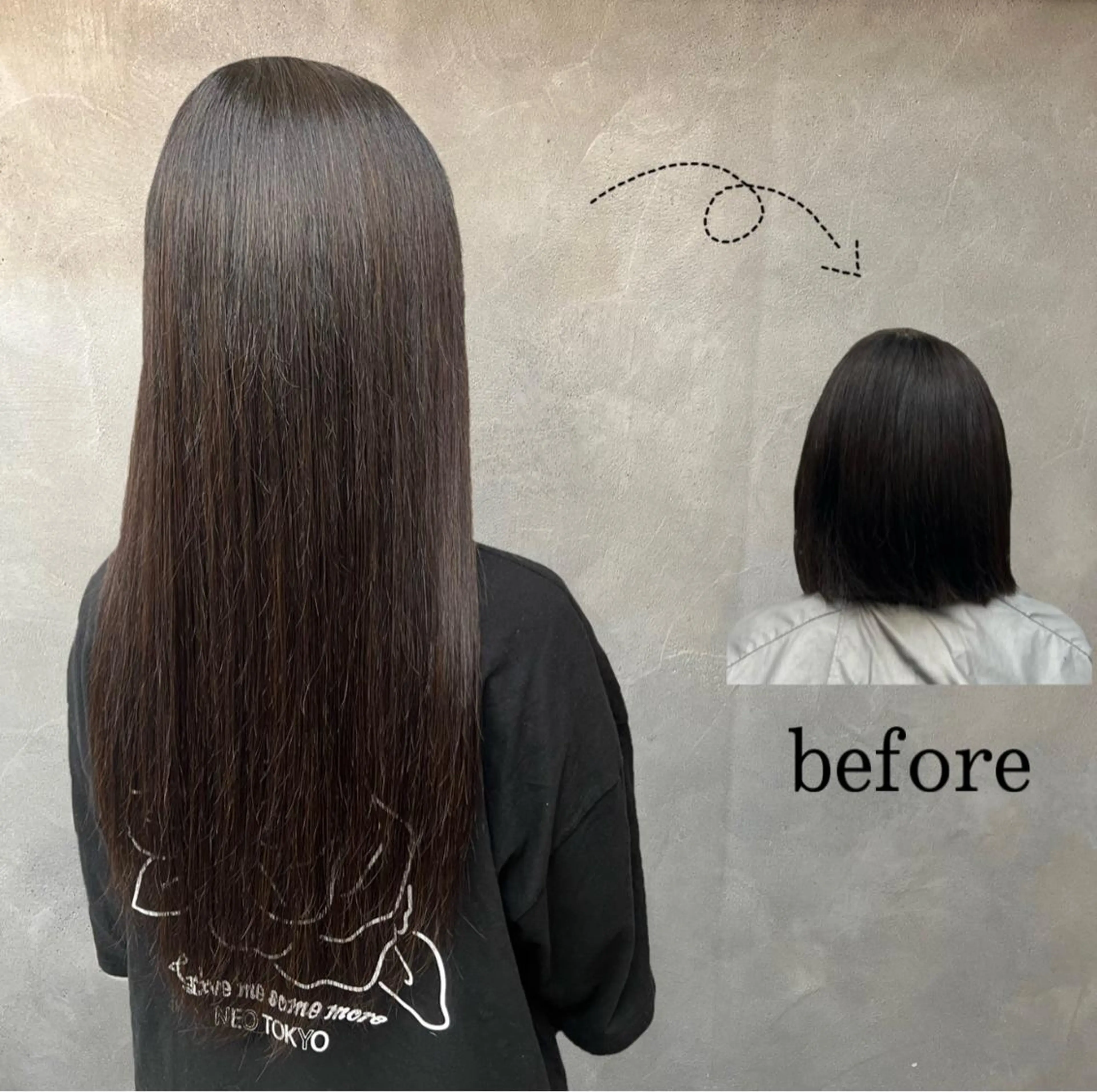 ロング ❤️‍🔥シールエク ＋カラー京❤️‍🔥のヘアスタイル