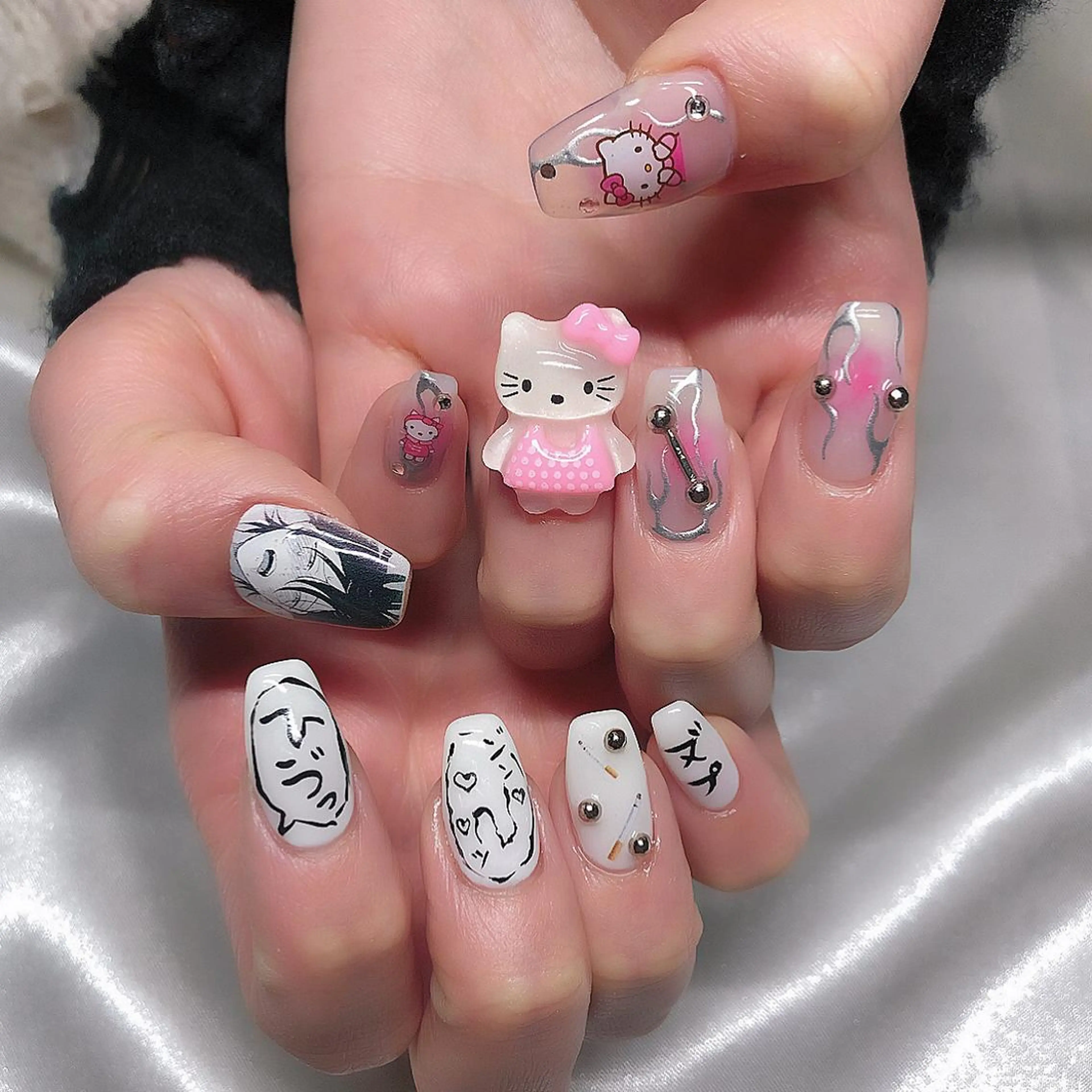 ネイル 持ち込み ハンドネイル フットネイル mi chiのネイルデザイン