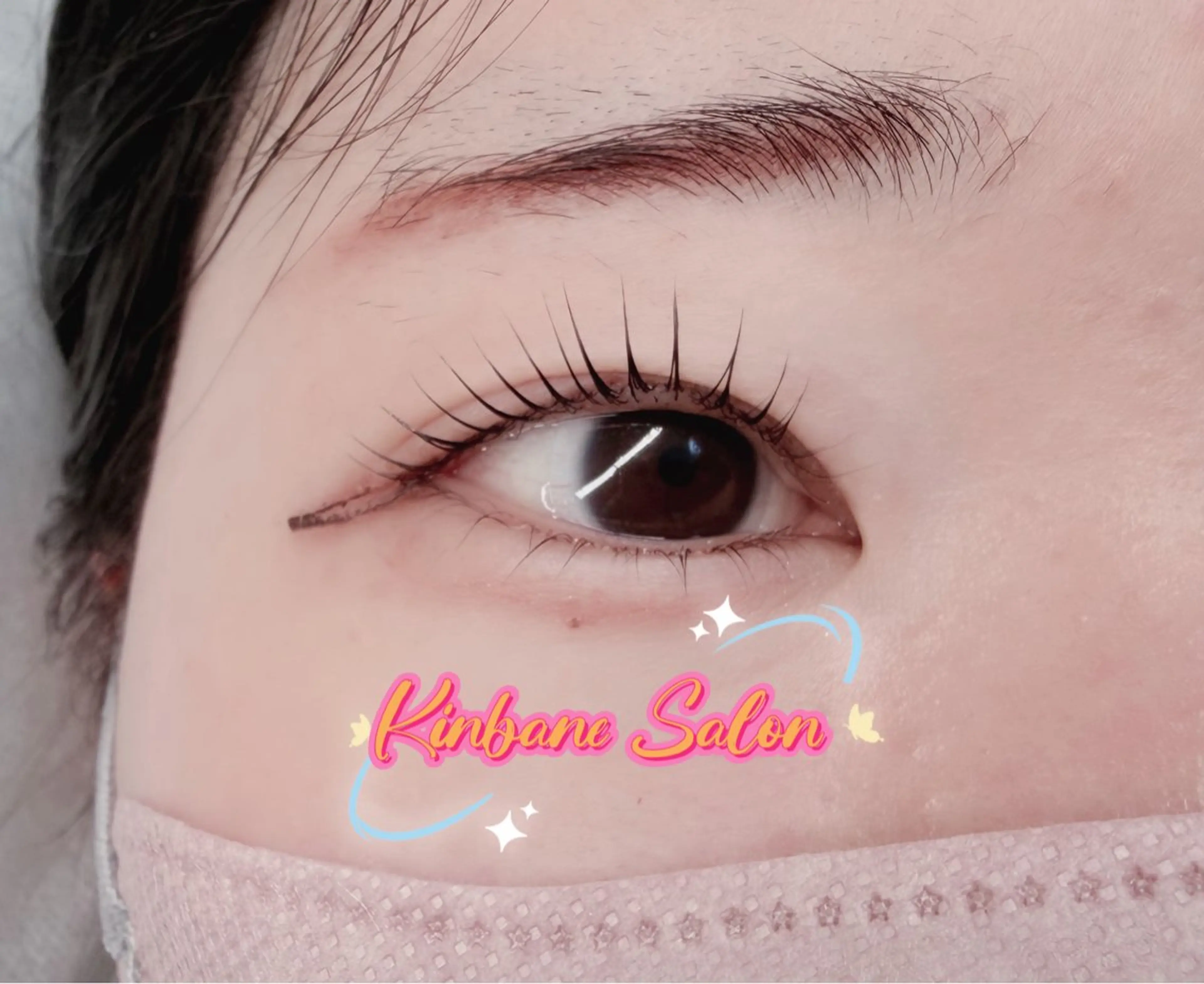 マツエク・マツパ 韓国風マツエク パリジェンヌラッシュリフト まつげパーマ 下まつげエクステ 一重×まつ毛パーマ マツパ キンバネ・サロン 高田馬場店のマツエク・マツパデザイン