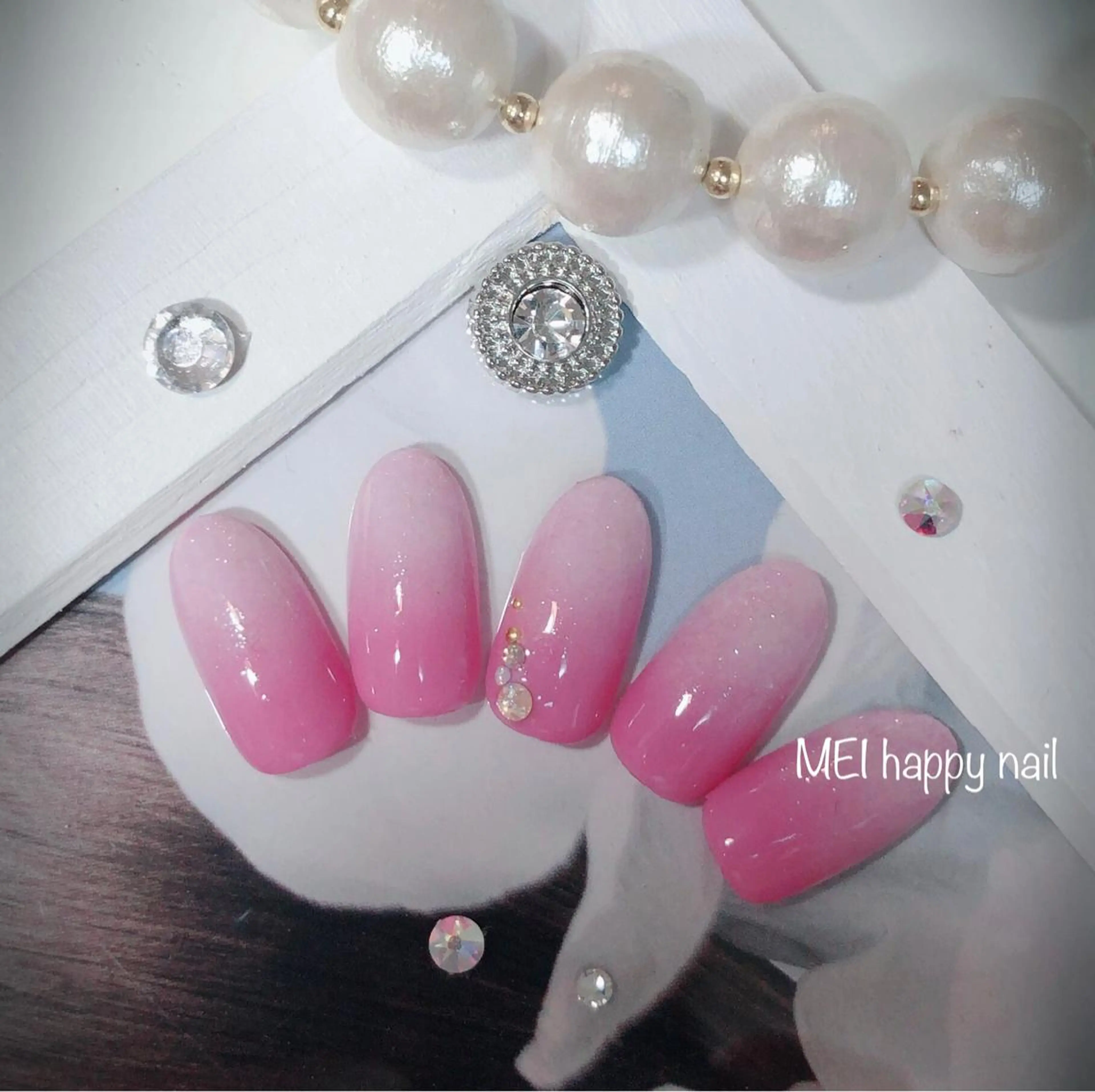 ネイル 北浦和 自爪育成ケアのネイルデザイン