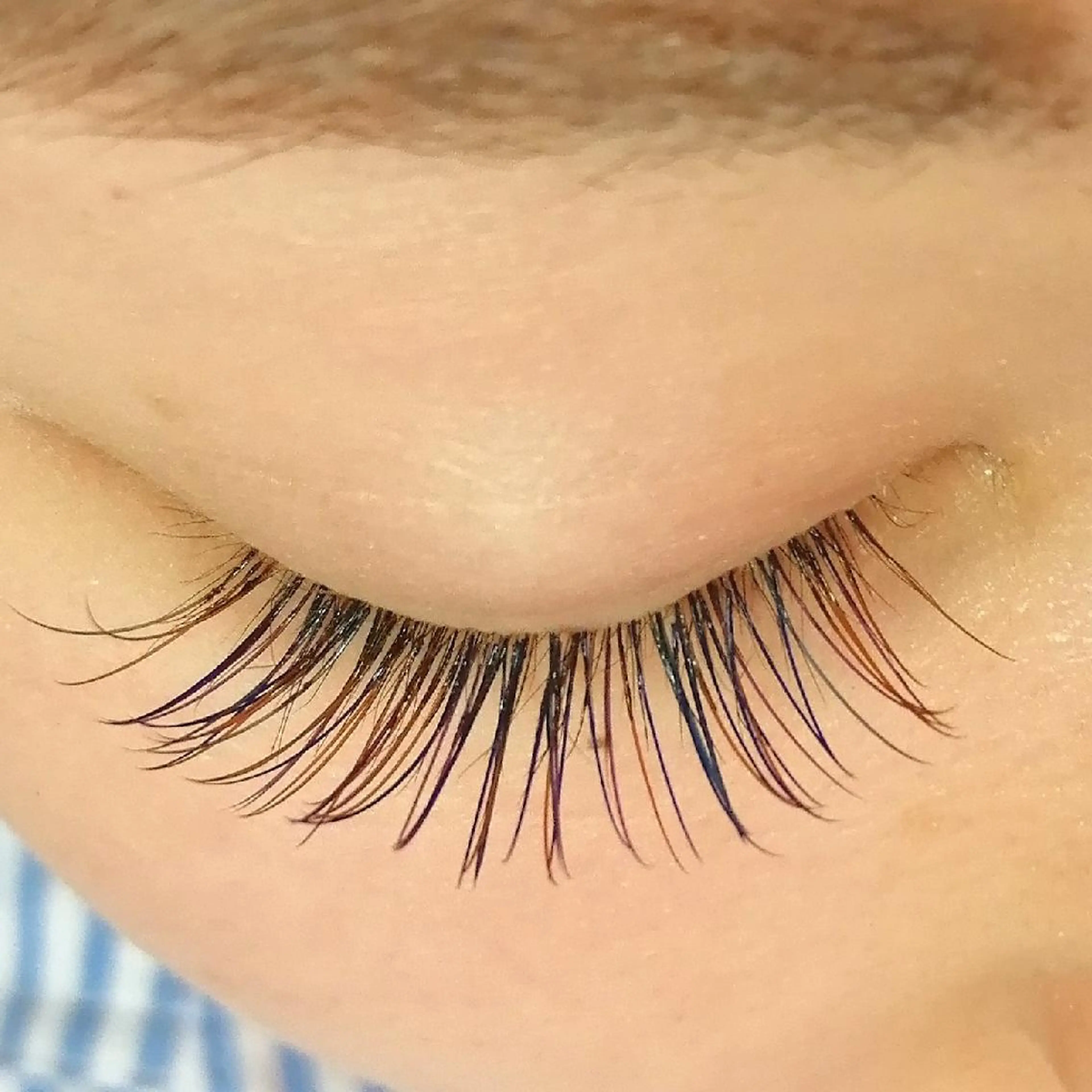 カラー マツエク・マツパ ブラウンカラー カラーマツエク ROSIE yのマツエク・マツパデザイン