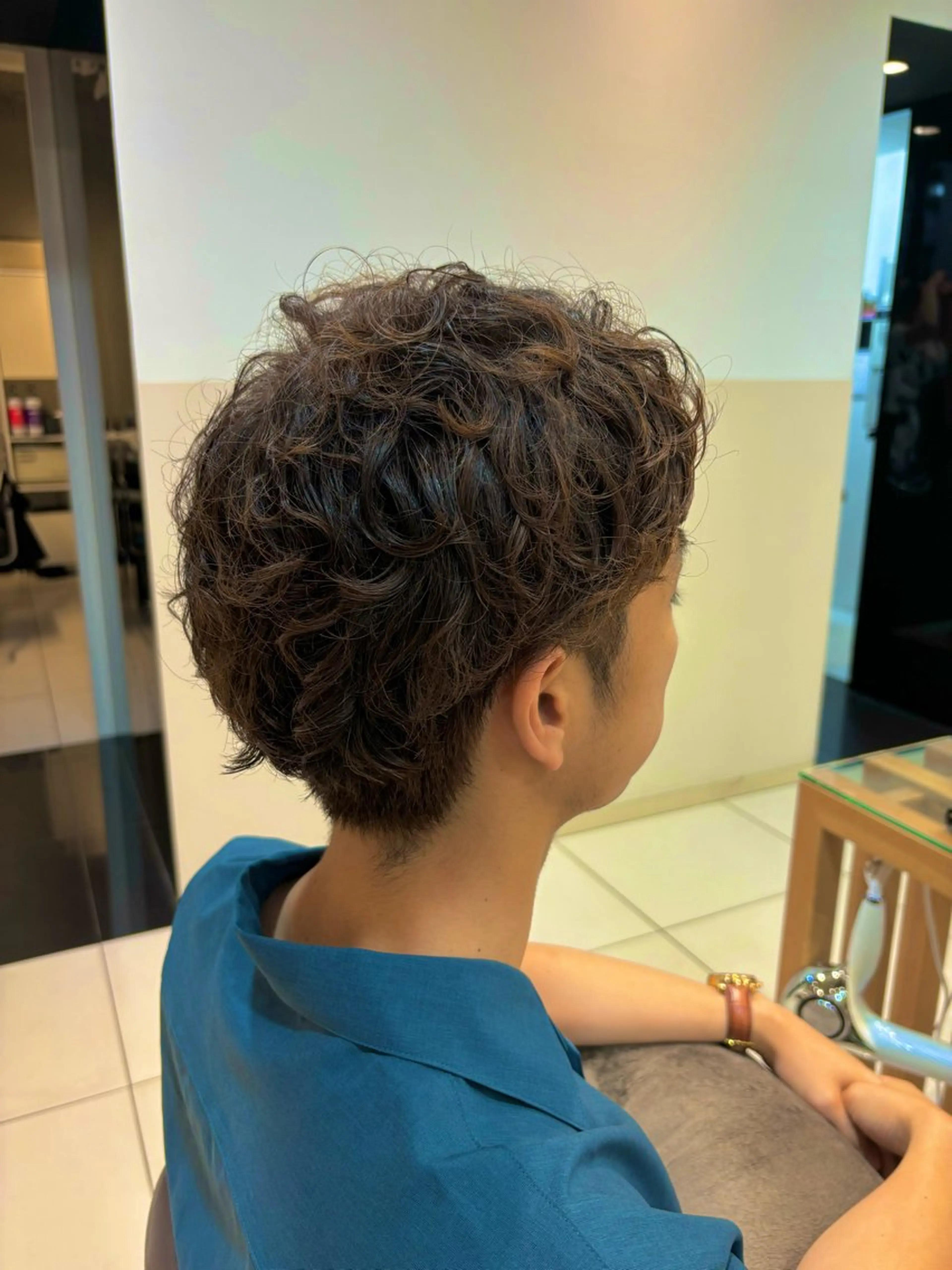 メンズ ヘアカラー 🌈コテ巻き風パーマ LOHASせいな🌈のヘアスタイル