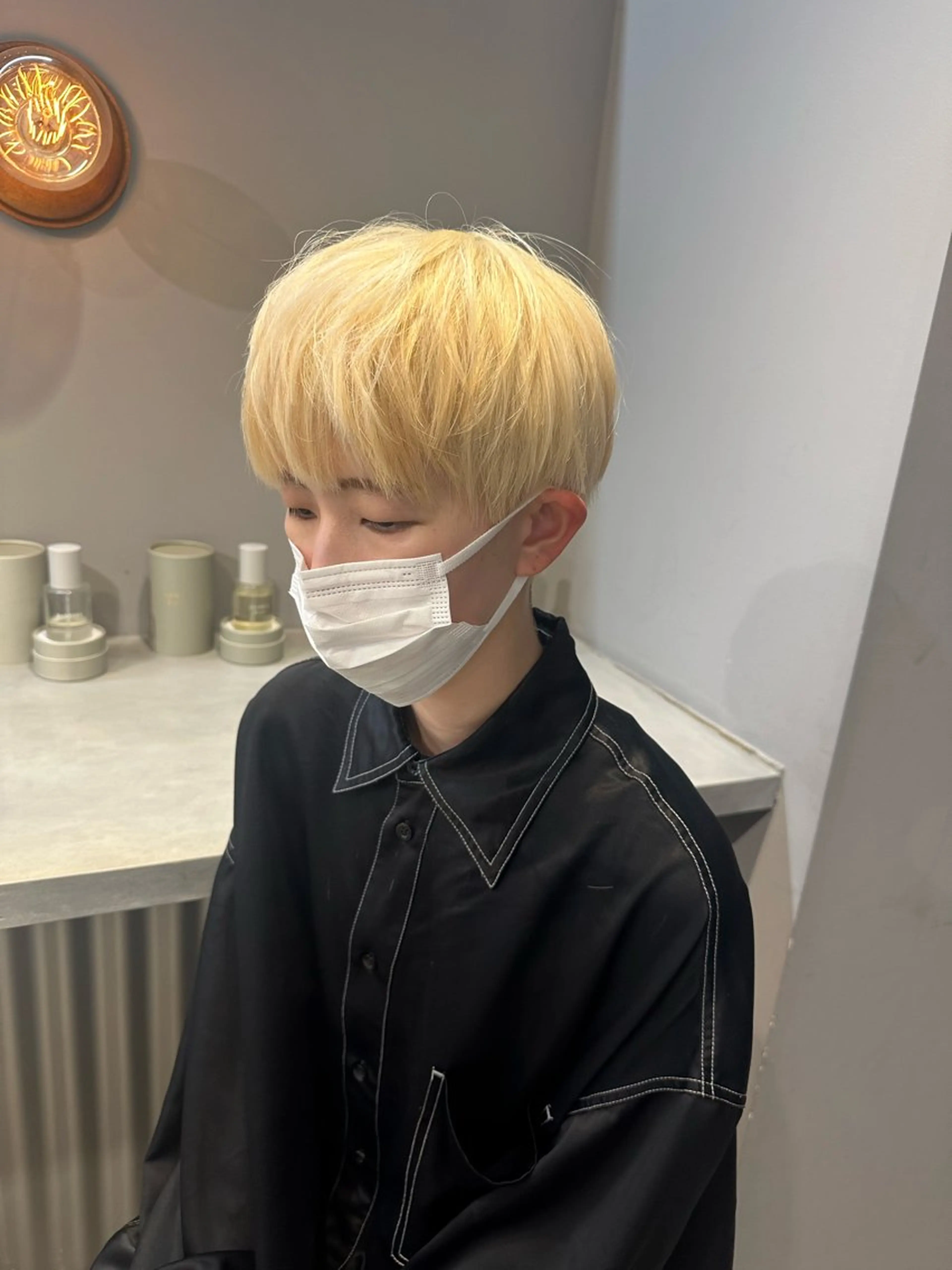 ショート カラー カット ヘアカラー トリートメント 💖ハイライト/ハイ トーン💖MIKIのヘアスタイル