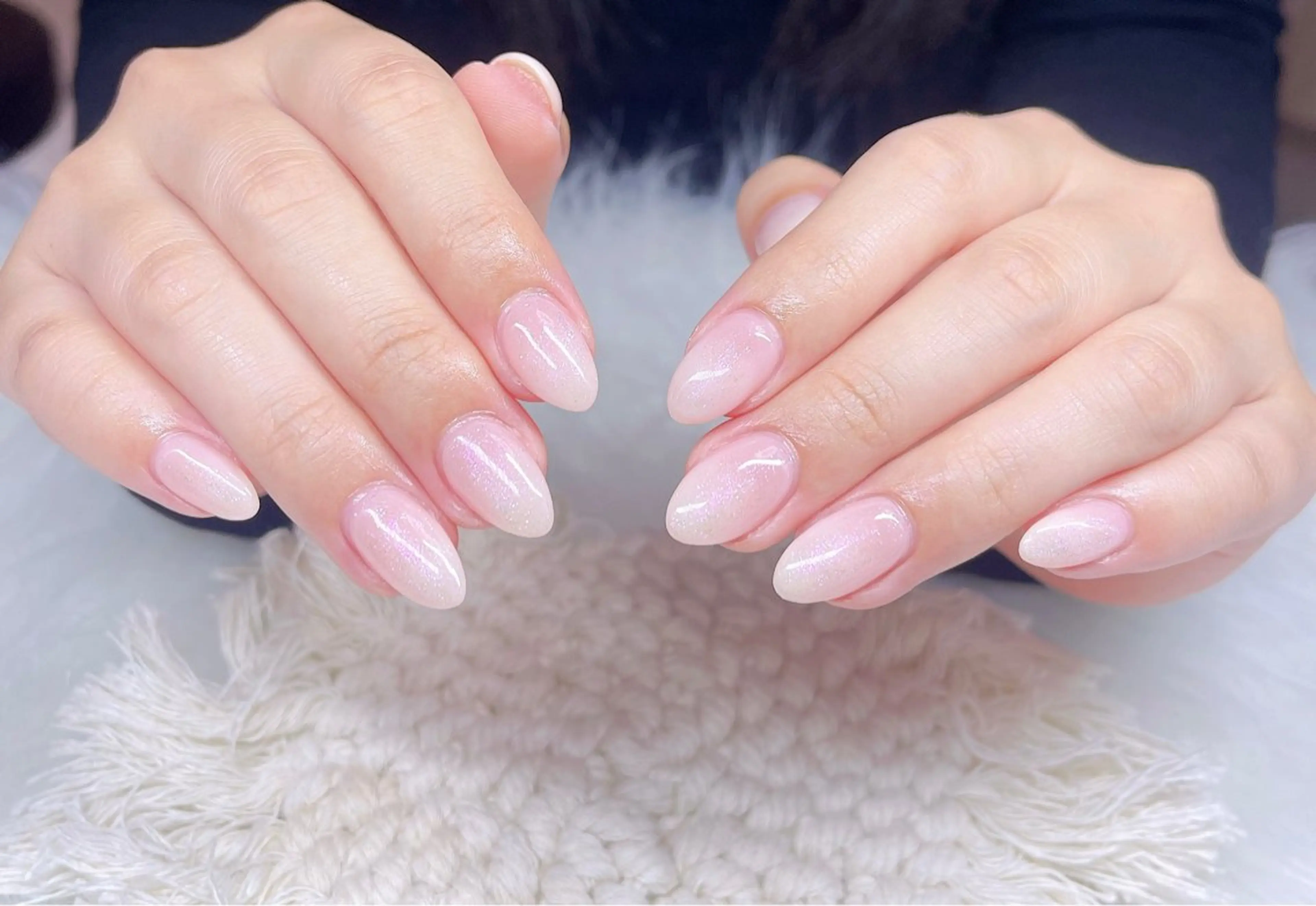 ネイル グラデーション ラメ(グリッター) ラメグラデーション Yumi nailのネイルデザイン