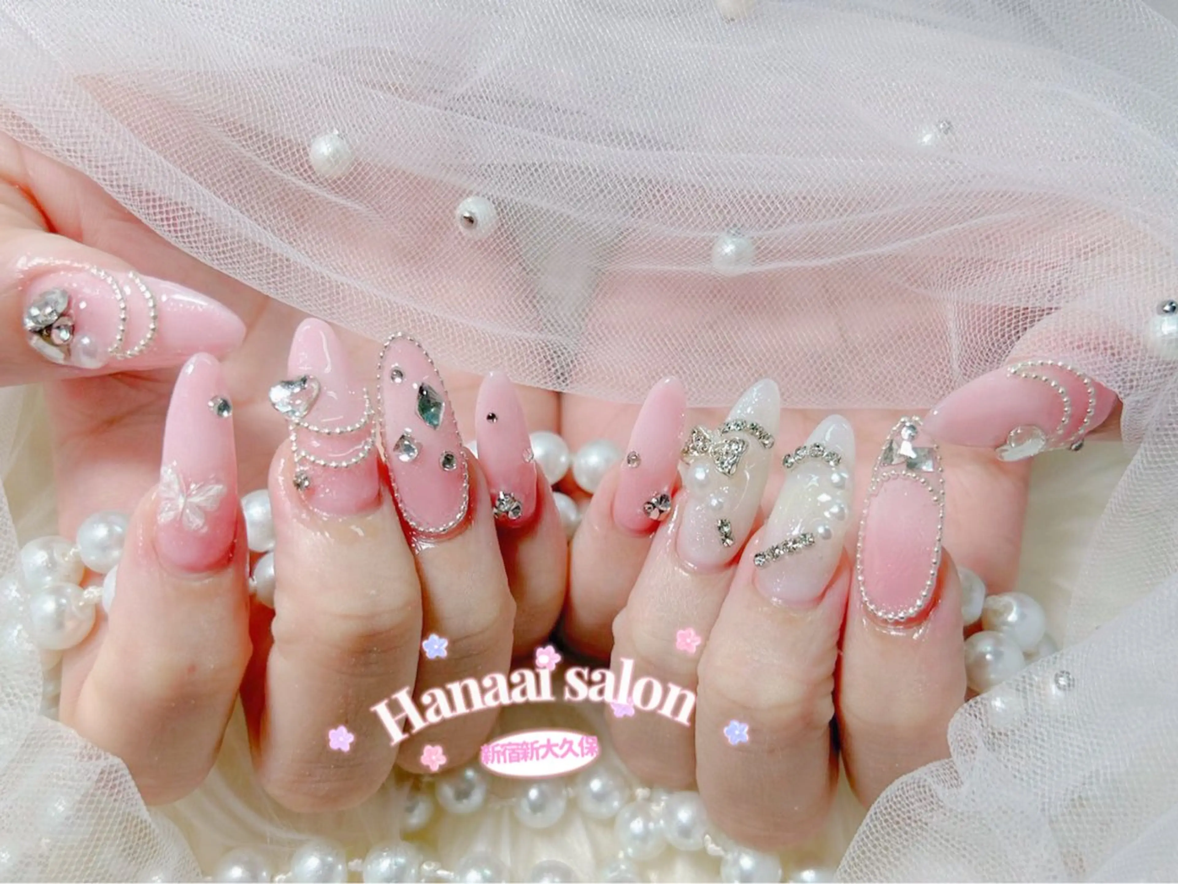 ネイル Hanaai Salon新大久保店のネイルデザイン