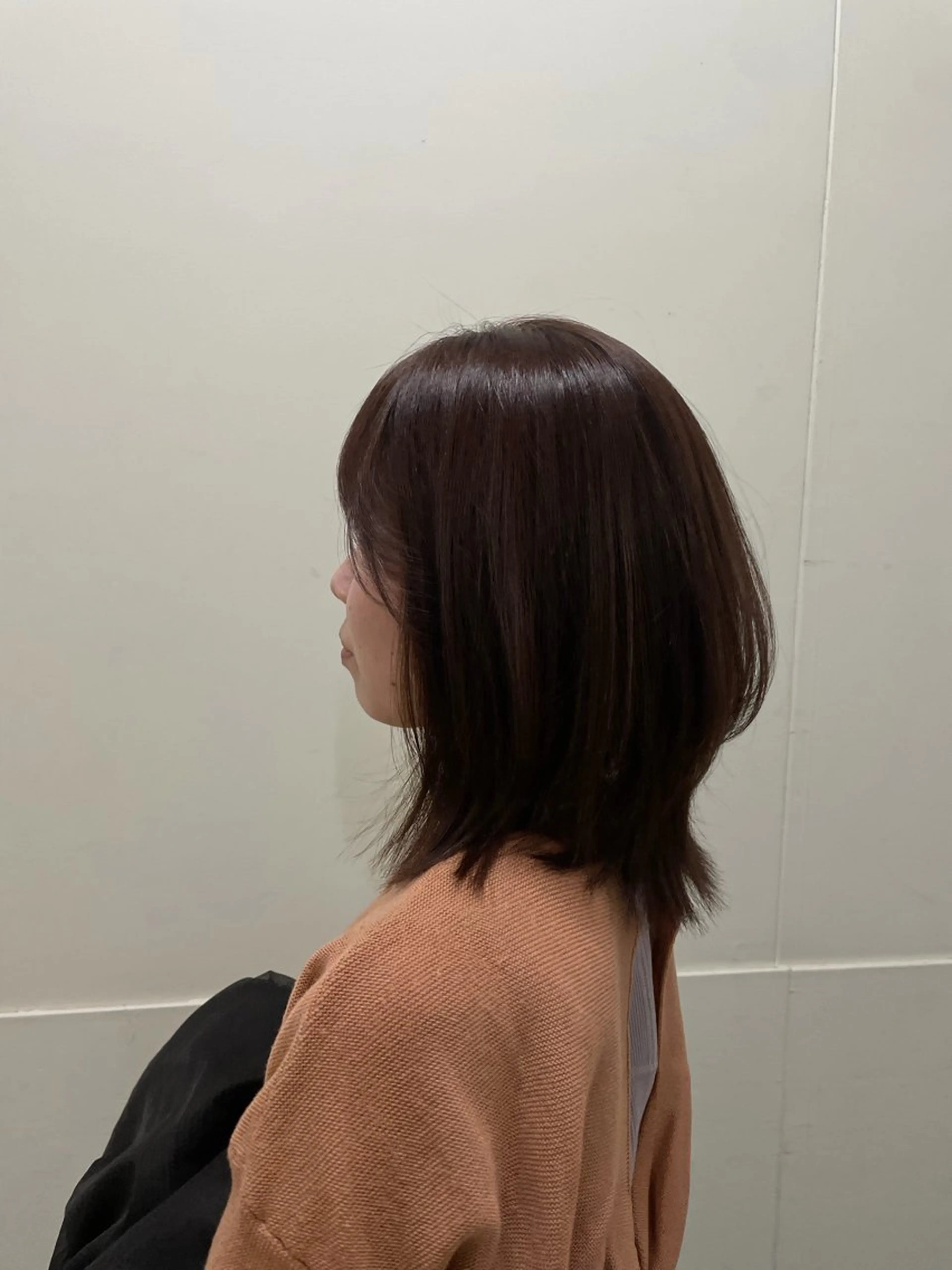 セミロング レイヤーカット 【夜限定美容師】 えしまけんたのヘアスタイル