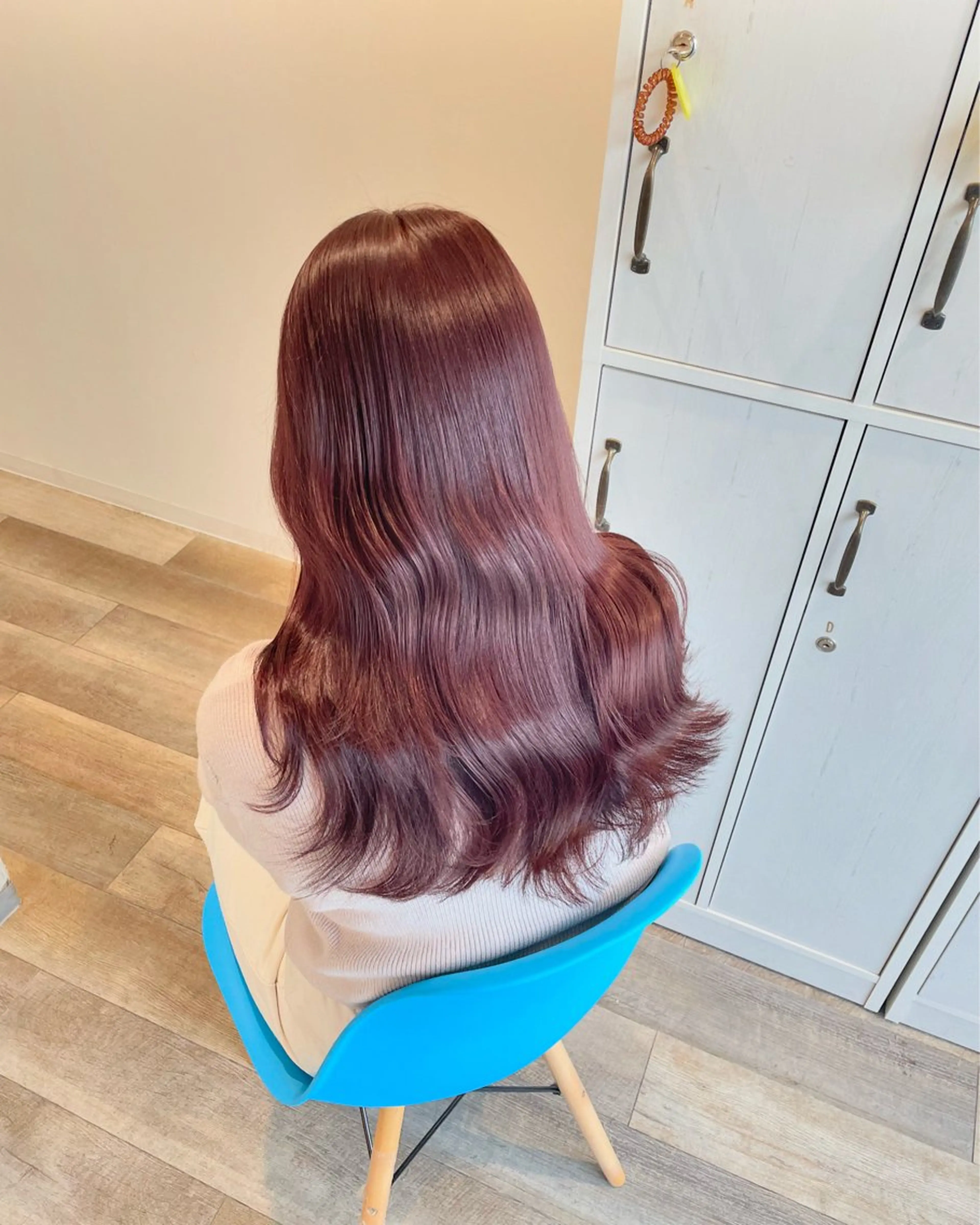 セミロング カット ヘアカラー トリートメント 宝塚南口徒歩2分 ルイスのヘアスタイル