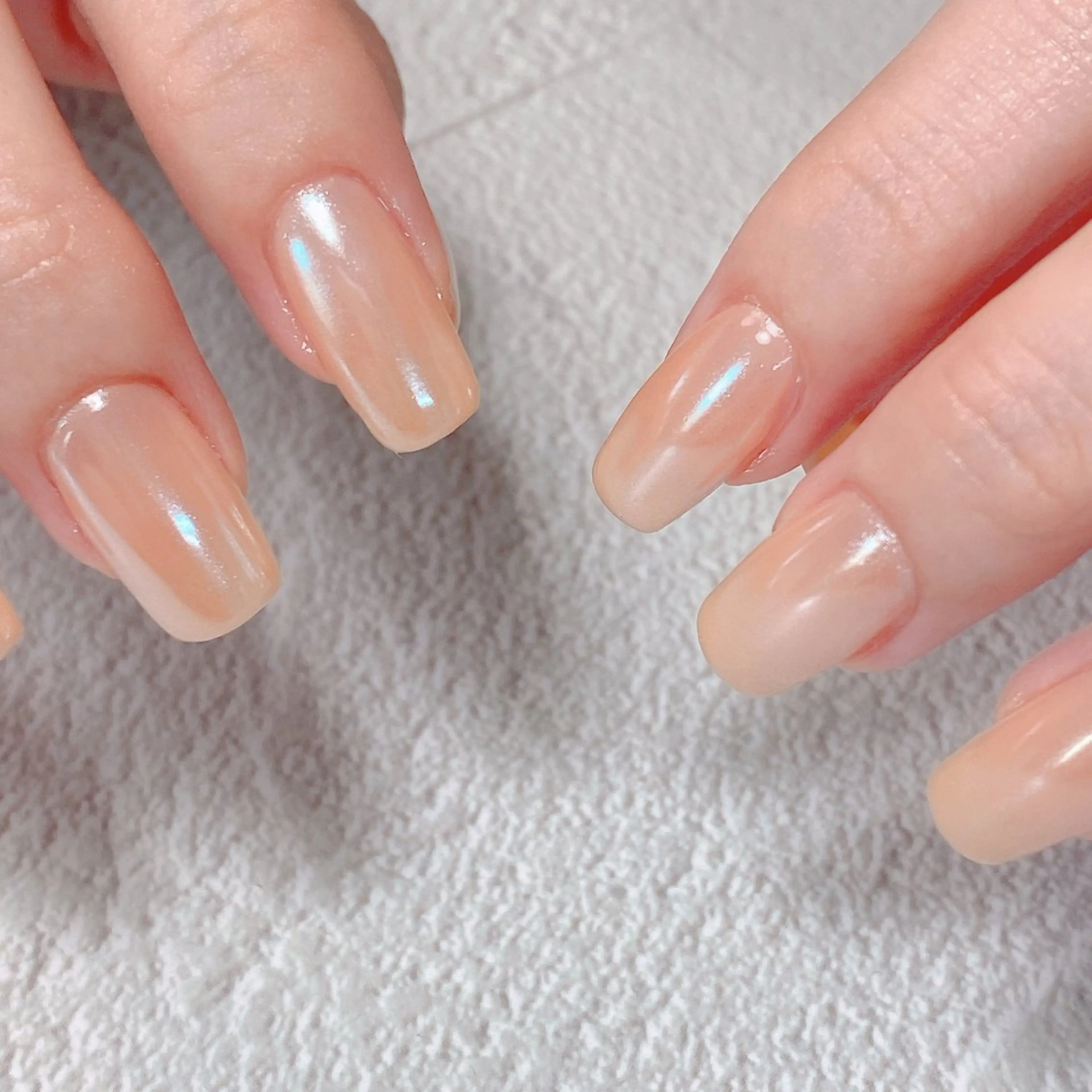 ネイル クリアネイル ミラーネイル 大人キレイ 𝑁𝑖𝑥𝑖𝑠のネイルデザイン