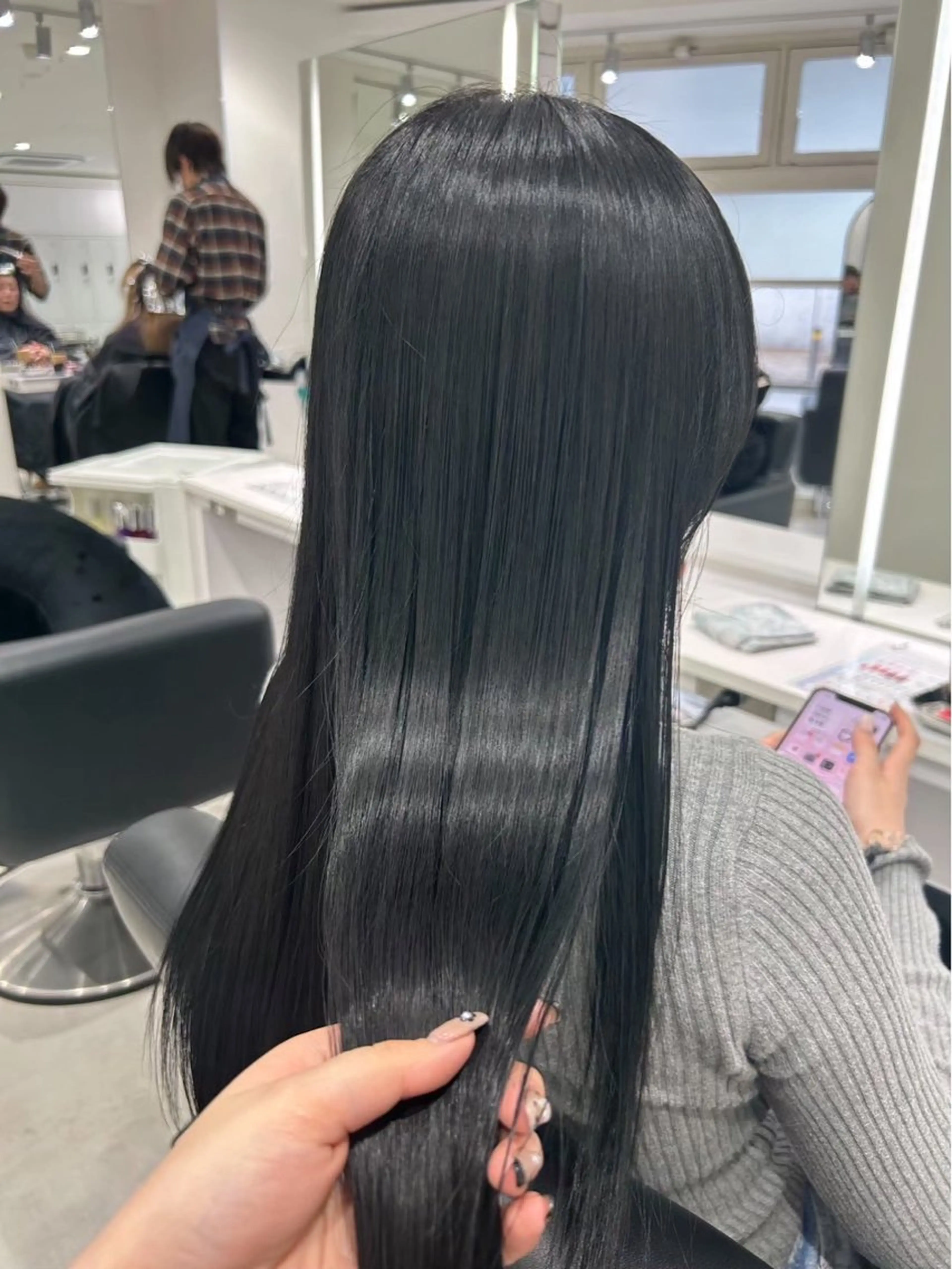 【  ケア最高峰✨】髪質改善カラー＋オージュアシステムトリートメント  クイックスパ付き🫧の写真