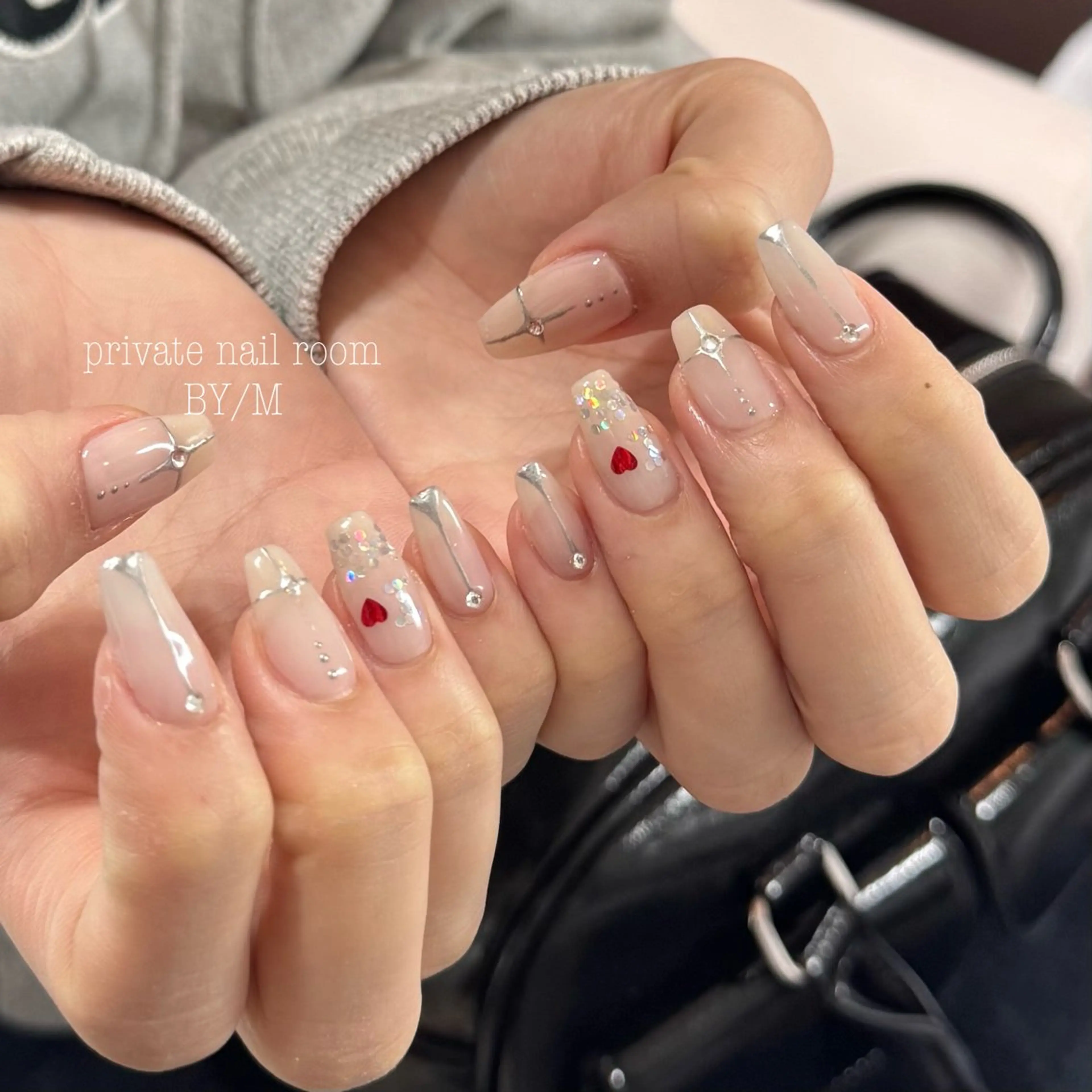 ネイル 持ち込み ハンドネイル BY / Mのネイルデザイン
