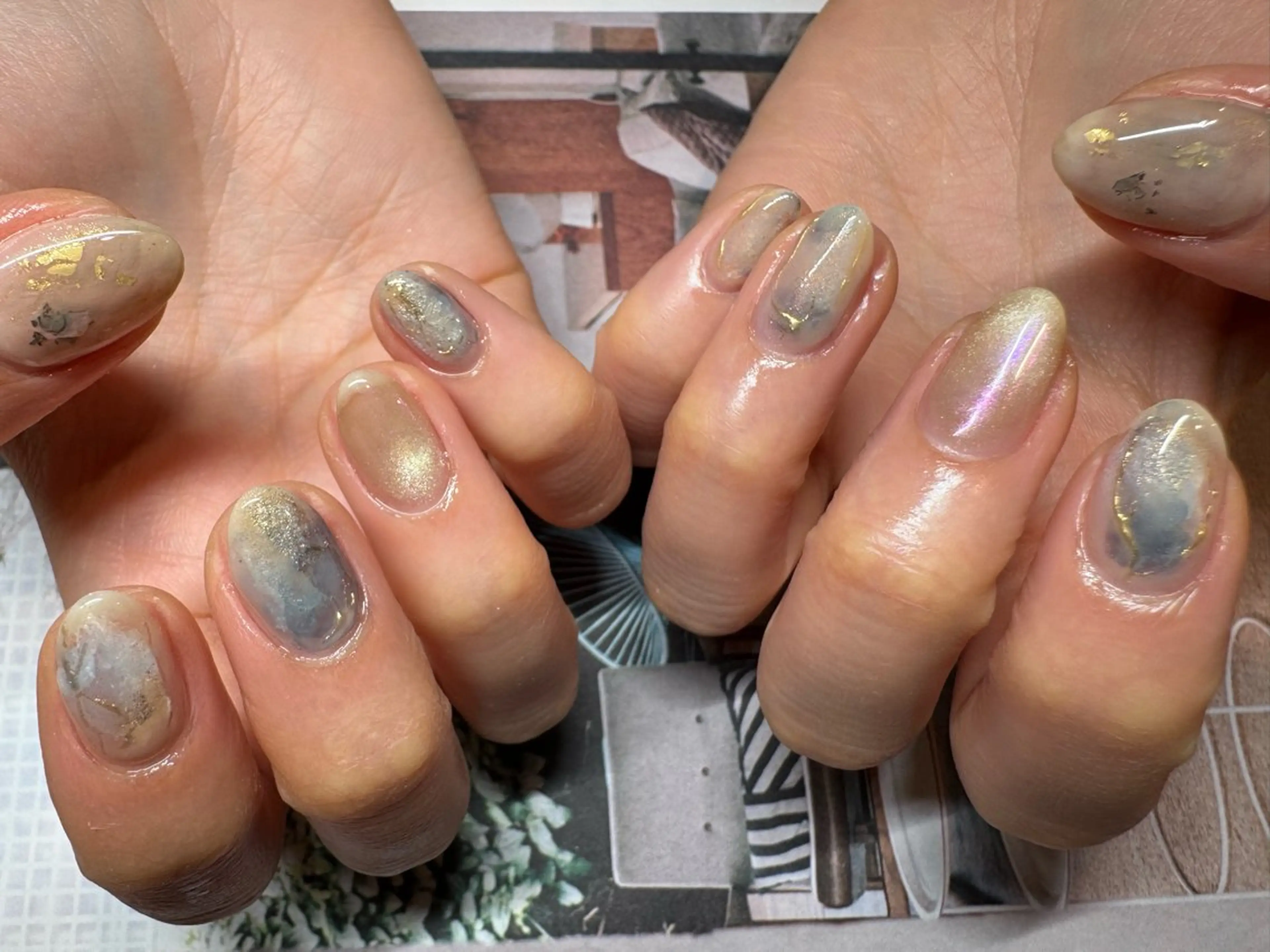 ネイル ニュアンスネイル ハンドネイル tsumeasobi所属・tsumeasobi 🪬macoのネイルデザイン