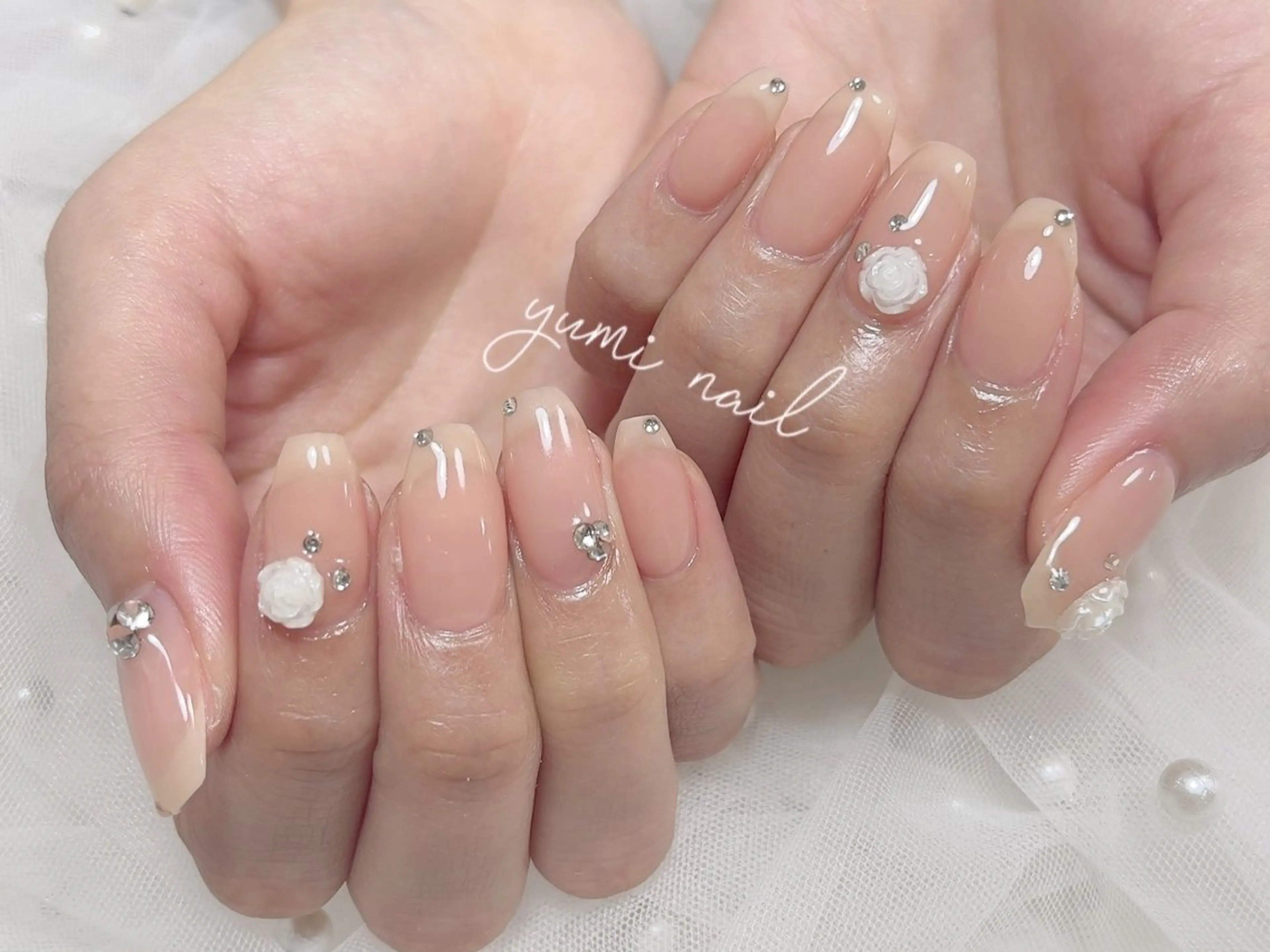 ネイル 𝐲𝐮𝐦𝐢🎀 長さ出しデザイン専門のネイルデザイン