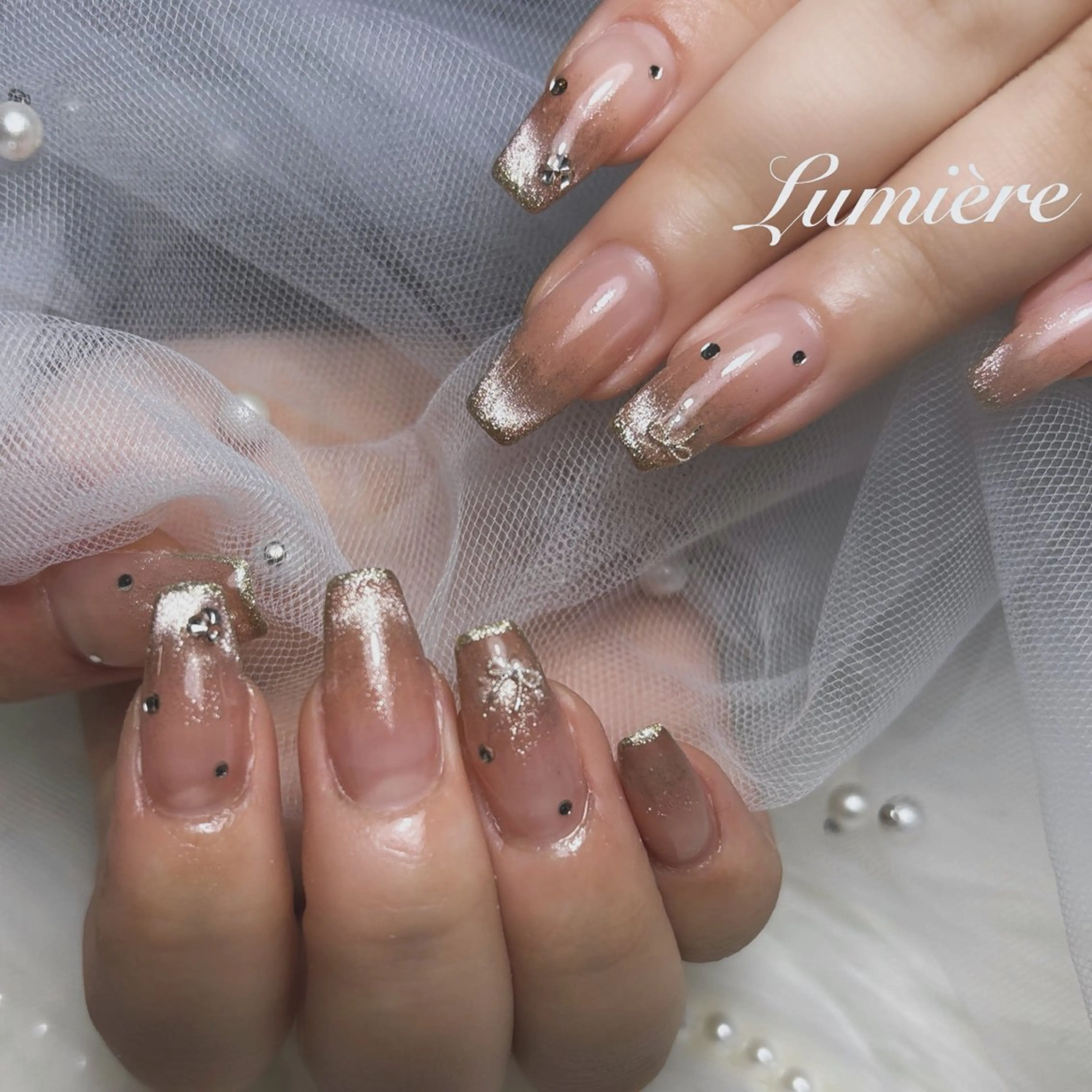 ネイル ハンドネイル Lumière/ 超ロング/ワンホンのネイルデザイン