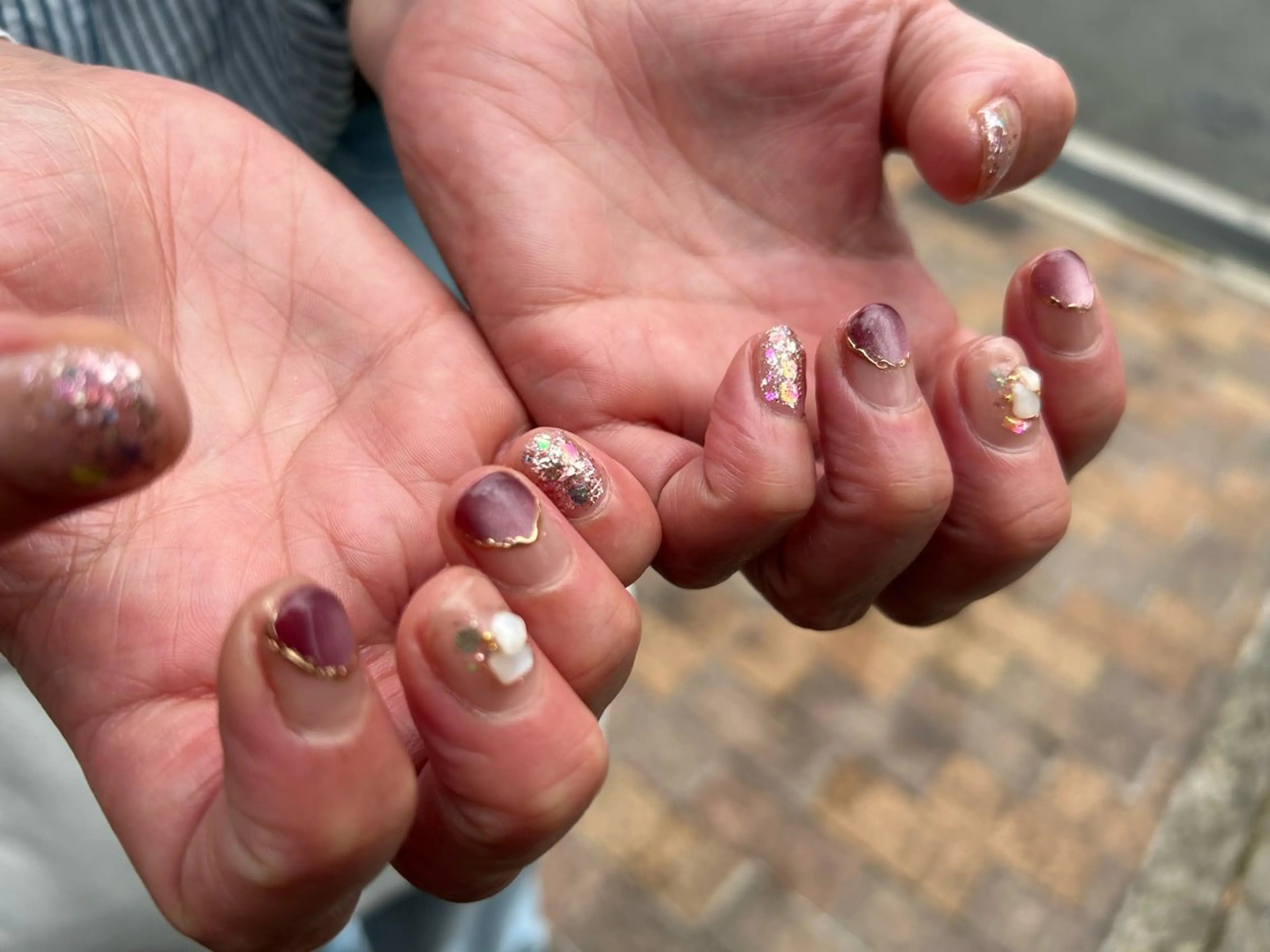 ネイル マグネットネイル AND mielのネイルデザイン