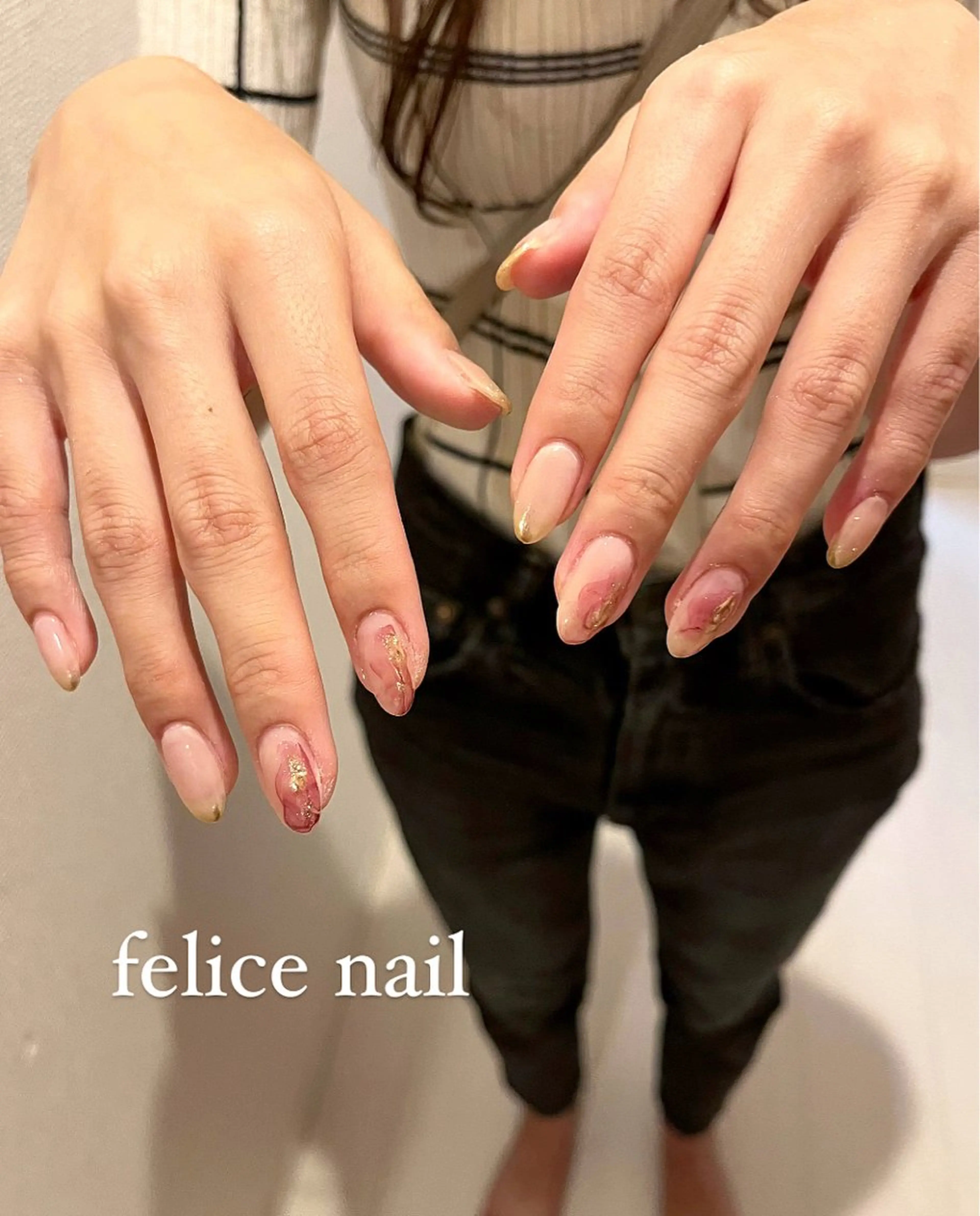 ネイル ニュアンスネイル felice nailのネイルデザイン