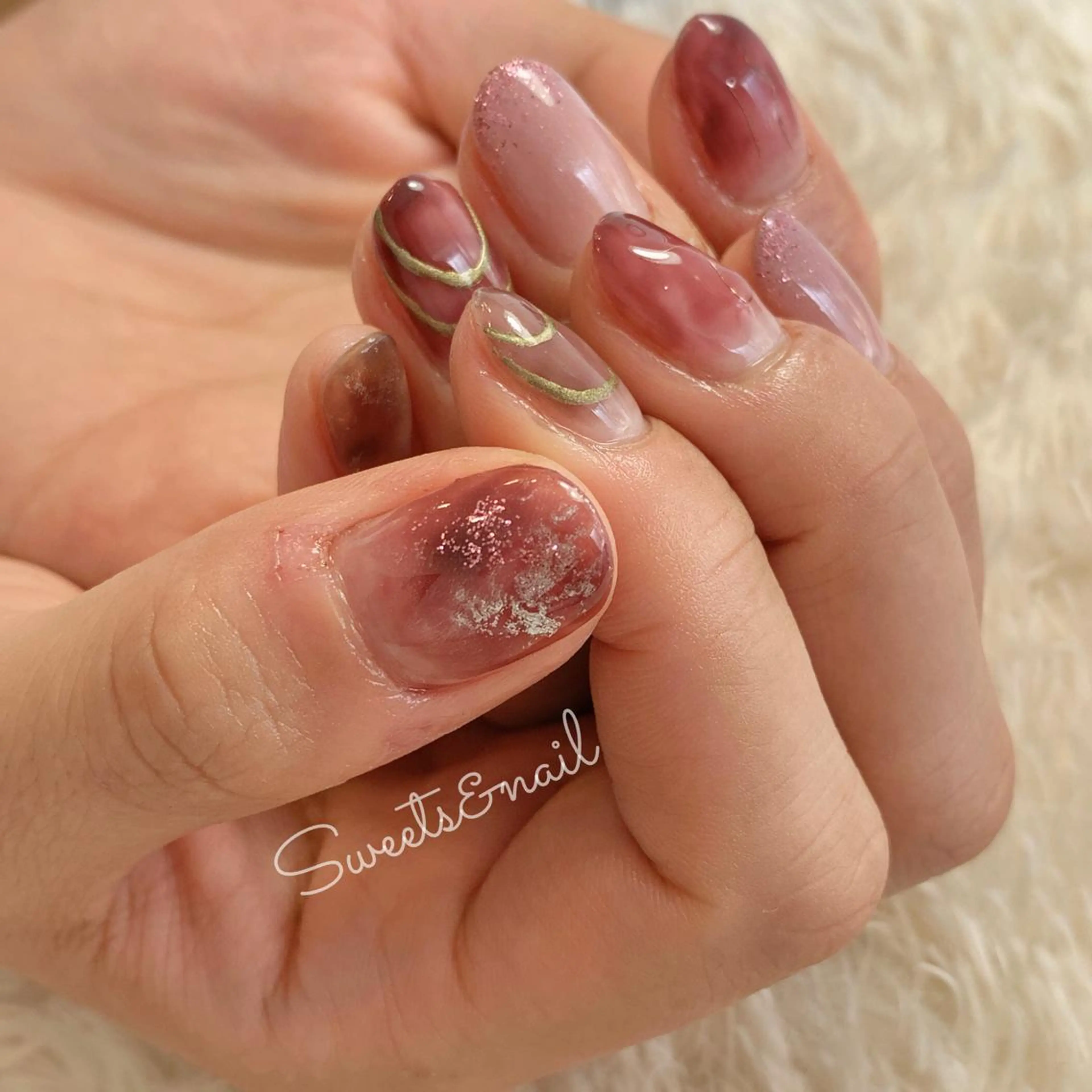 ネイル ニュアンスネイル Sweets＆ nail みなこのネイルデザイン