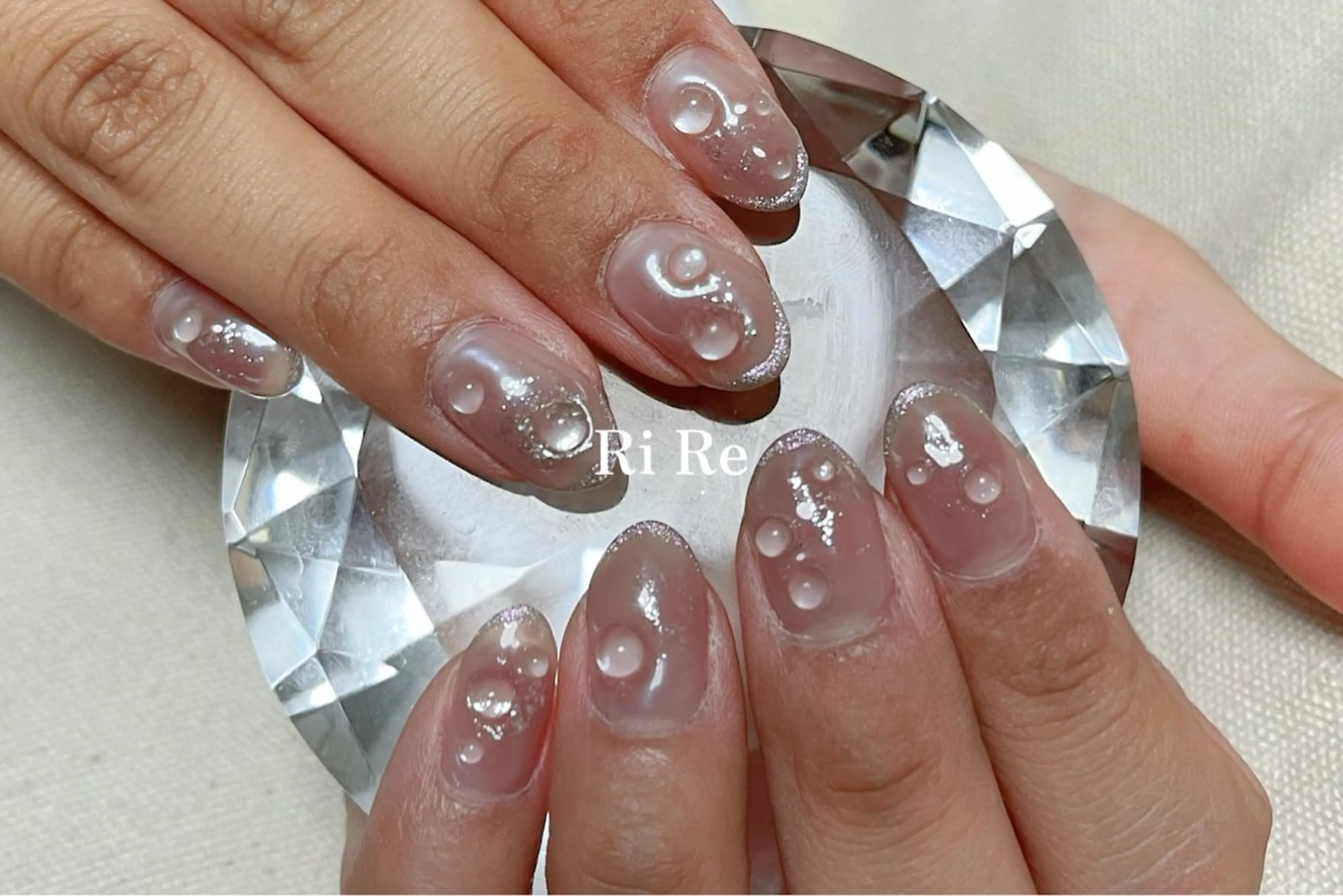 ネイル クリアネイル Nailsalon RiRe♡Reikaのネイルデザイン