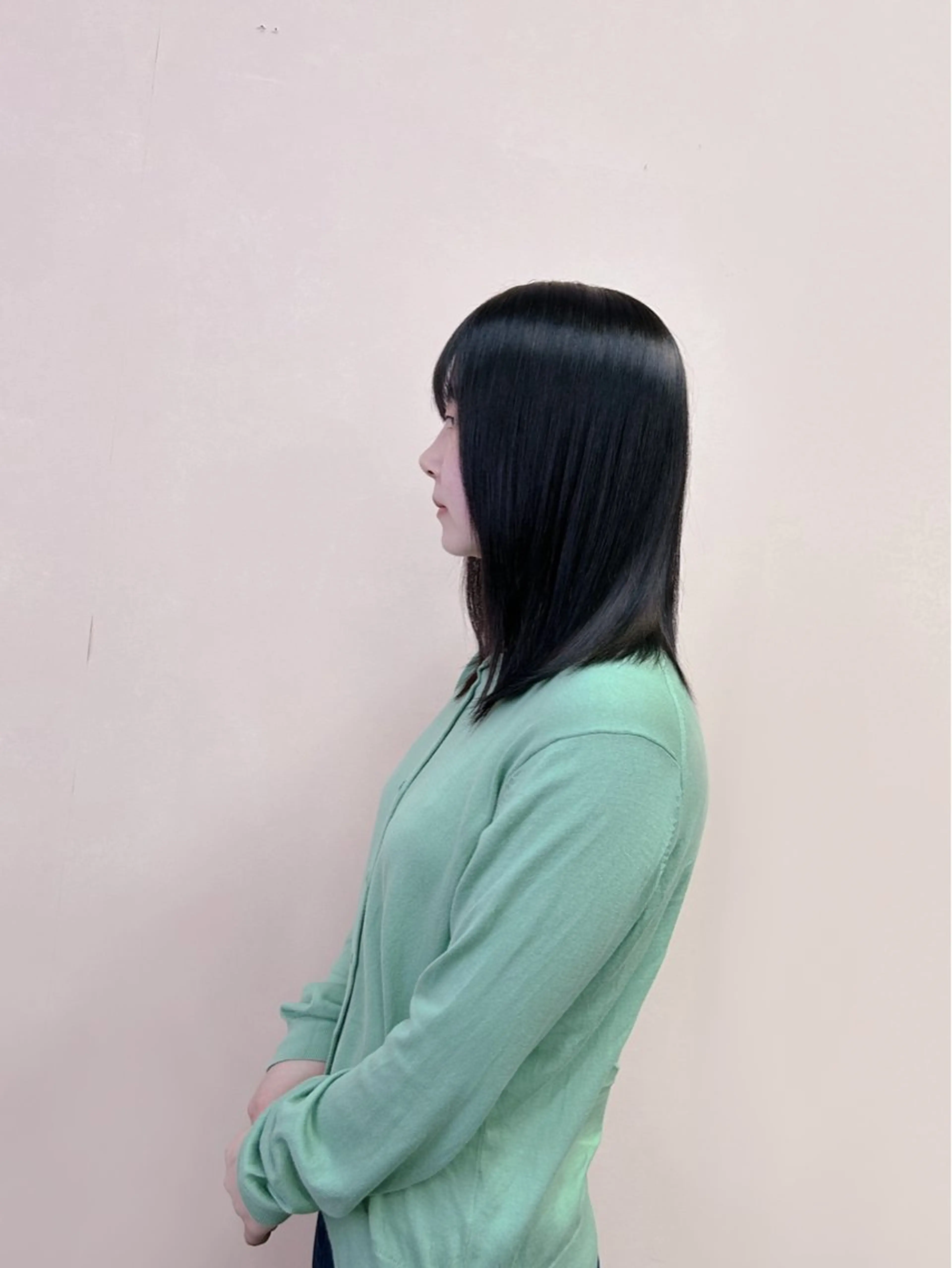 ミディアム 縮毛矯正 トリートメント 甲斐綾香 /髪質改善/縮毛矯正のヘアスタイル