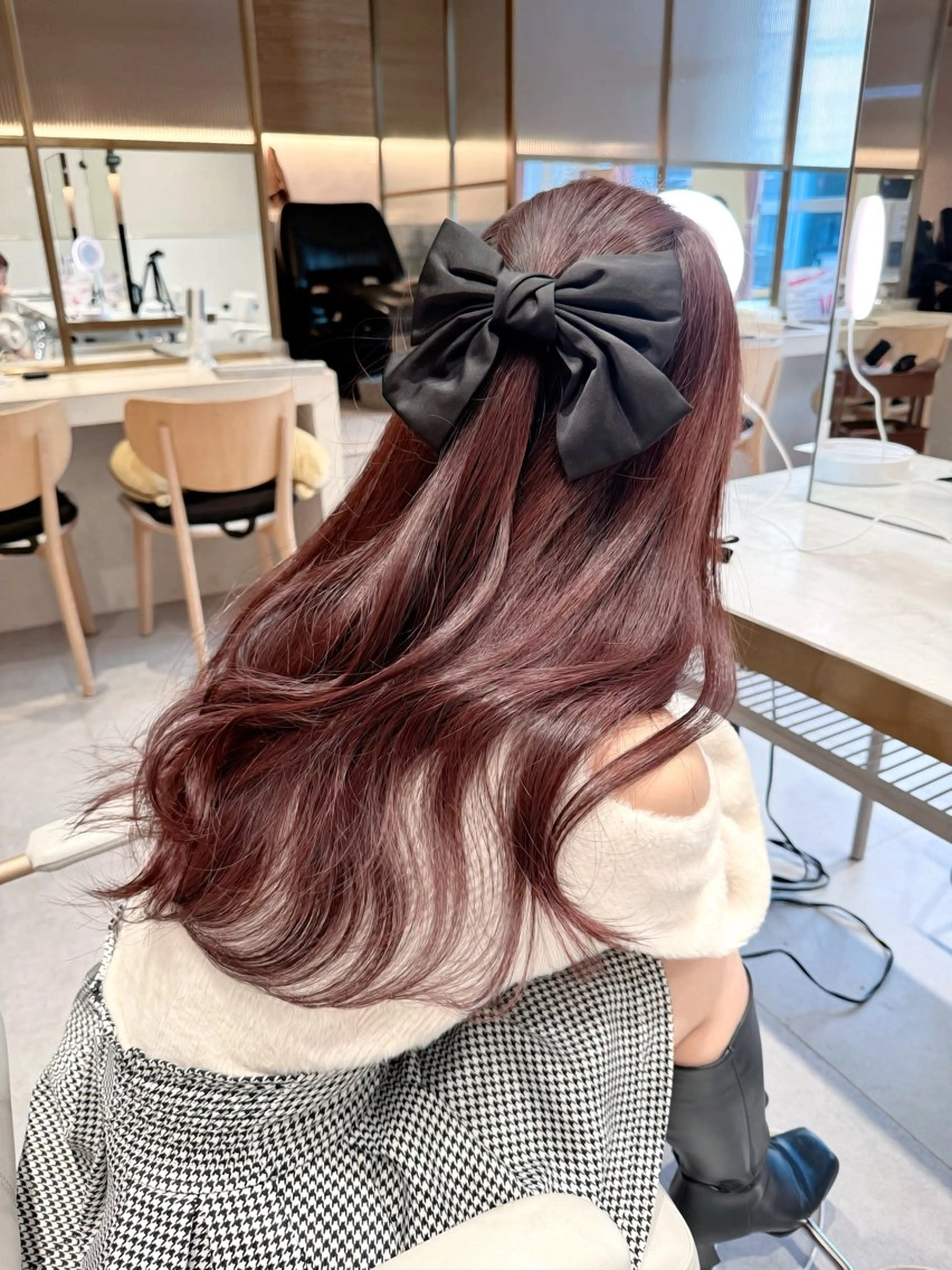 ミディアム カラー 韓国ヘア/レイヤー/ 顔まわり/りょーとのヘアスタイル