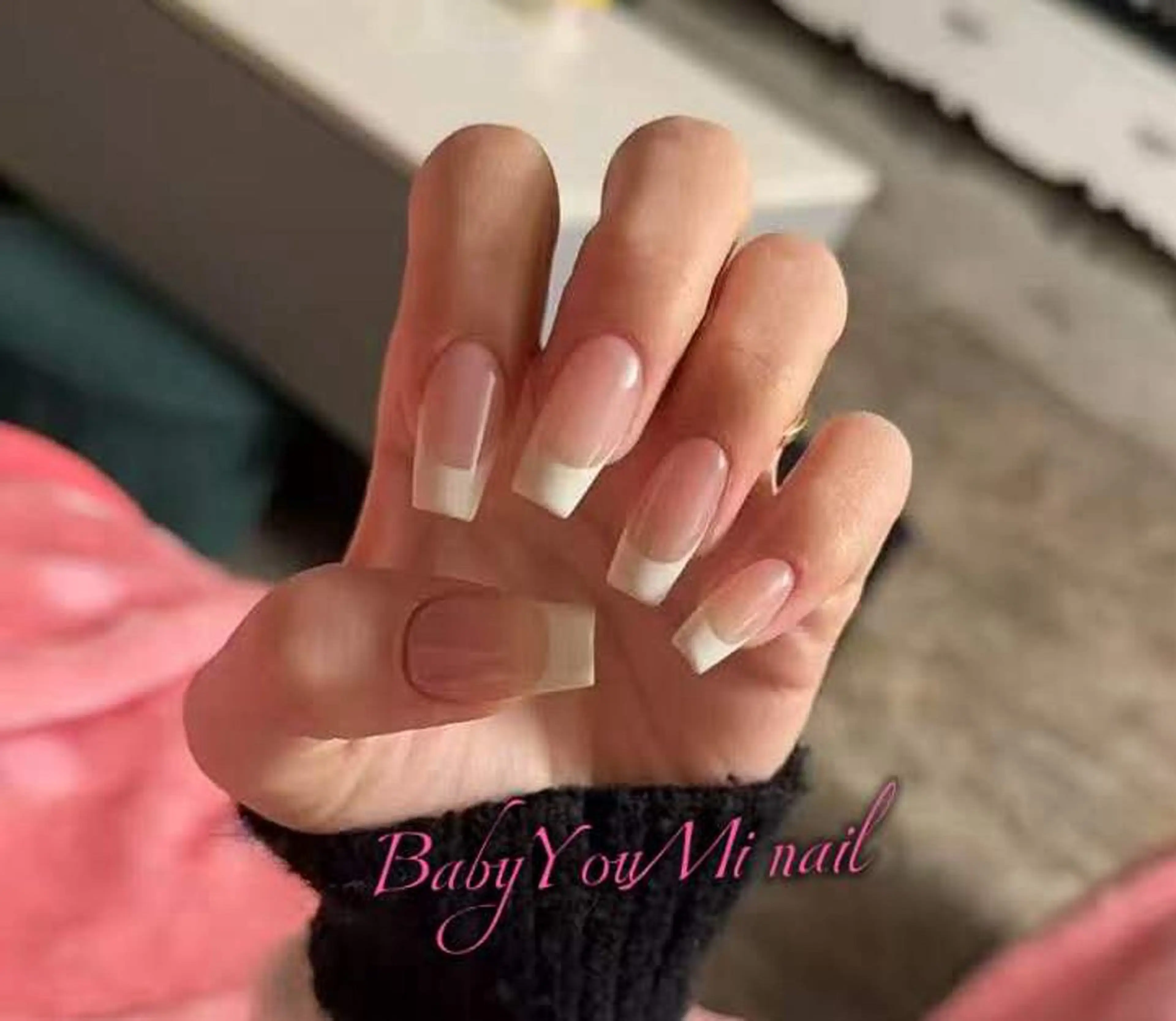 ネイル オーロラネイル 成人式 フットネイル フレンチネイル ジェルネイル ハンドネイル BabyYouMi nailのネイルデザイン