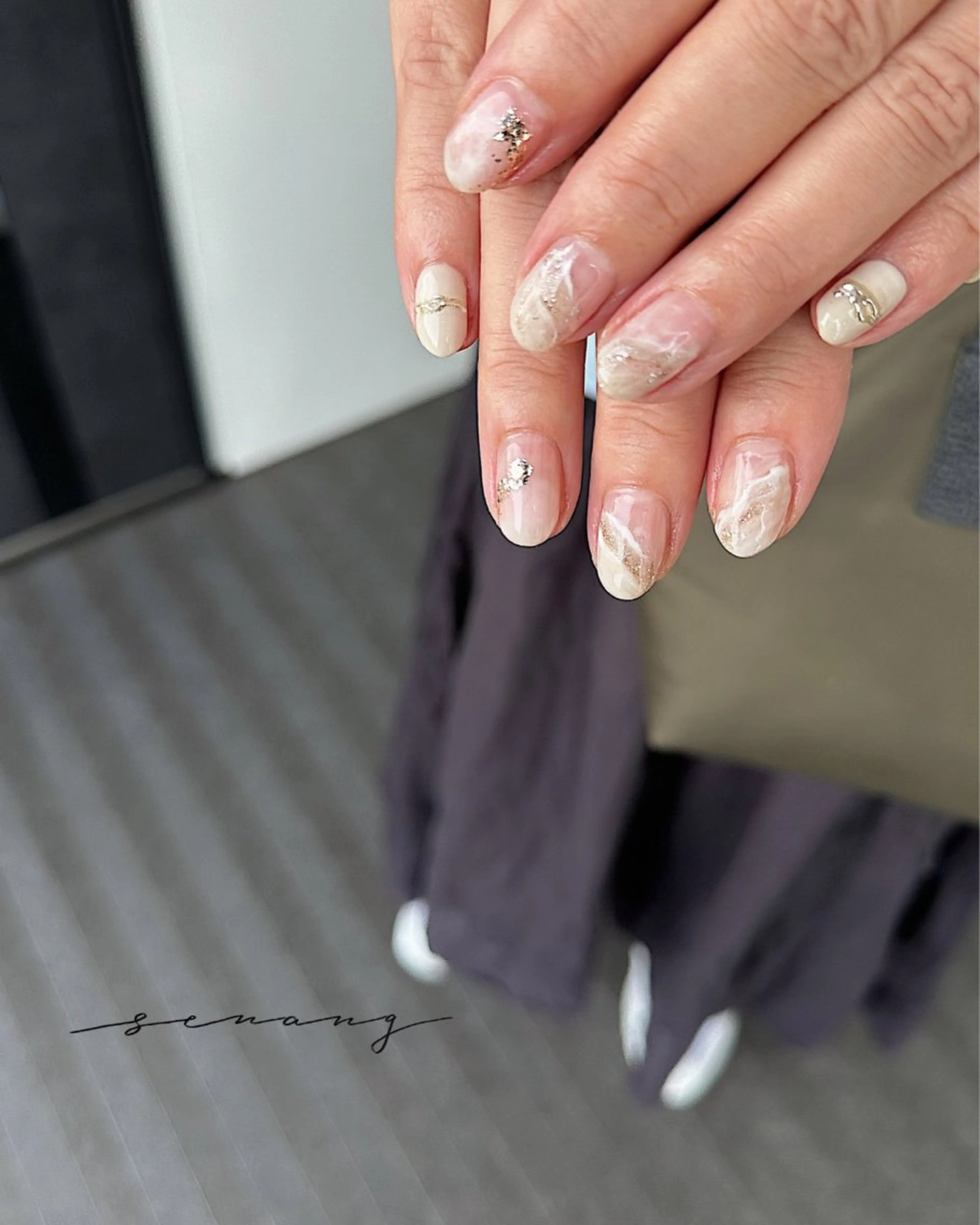 ネイル ハンドネイル senang Nail&Eyeのマツエク・マツパデザイン