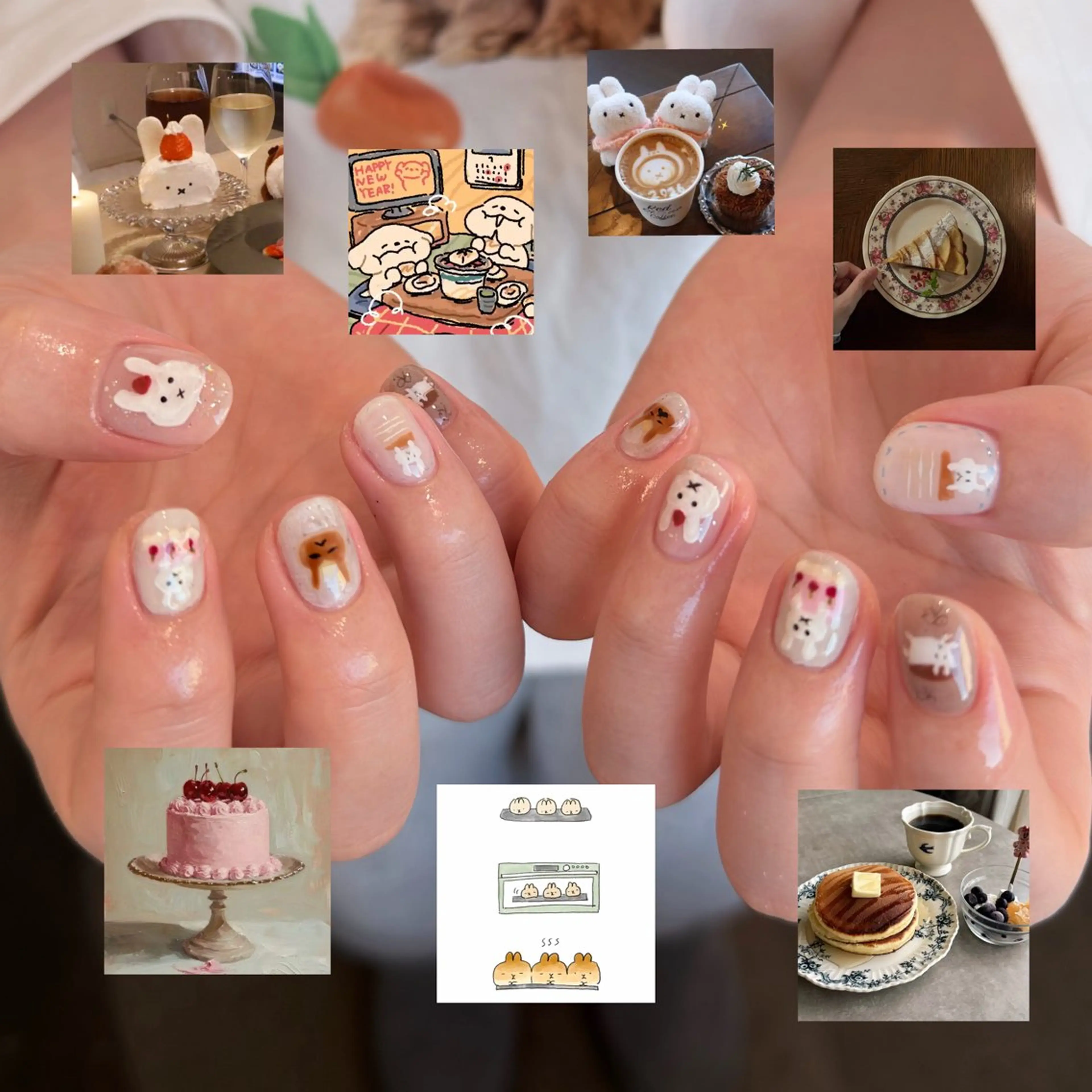 ネイル ハンドネイル 🎀フェイ フェイ🫧💗のネイルデザイン