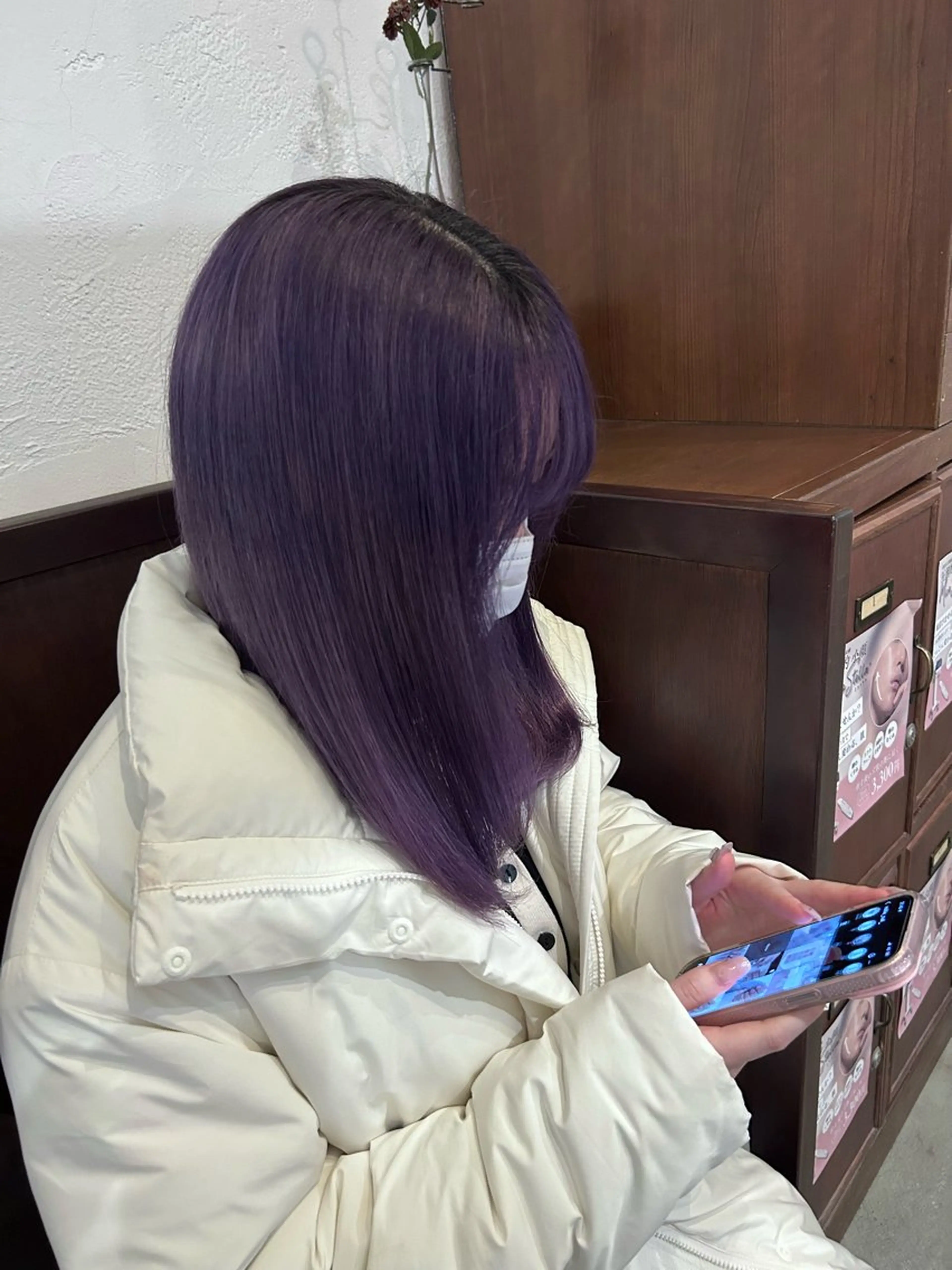 カラー ブリーチ ハイトーンカラー 中島 花彩のヘアスタイル