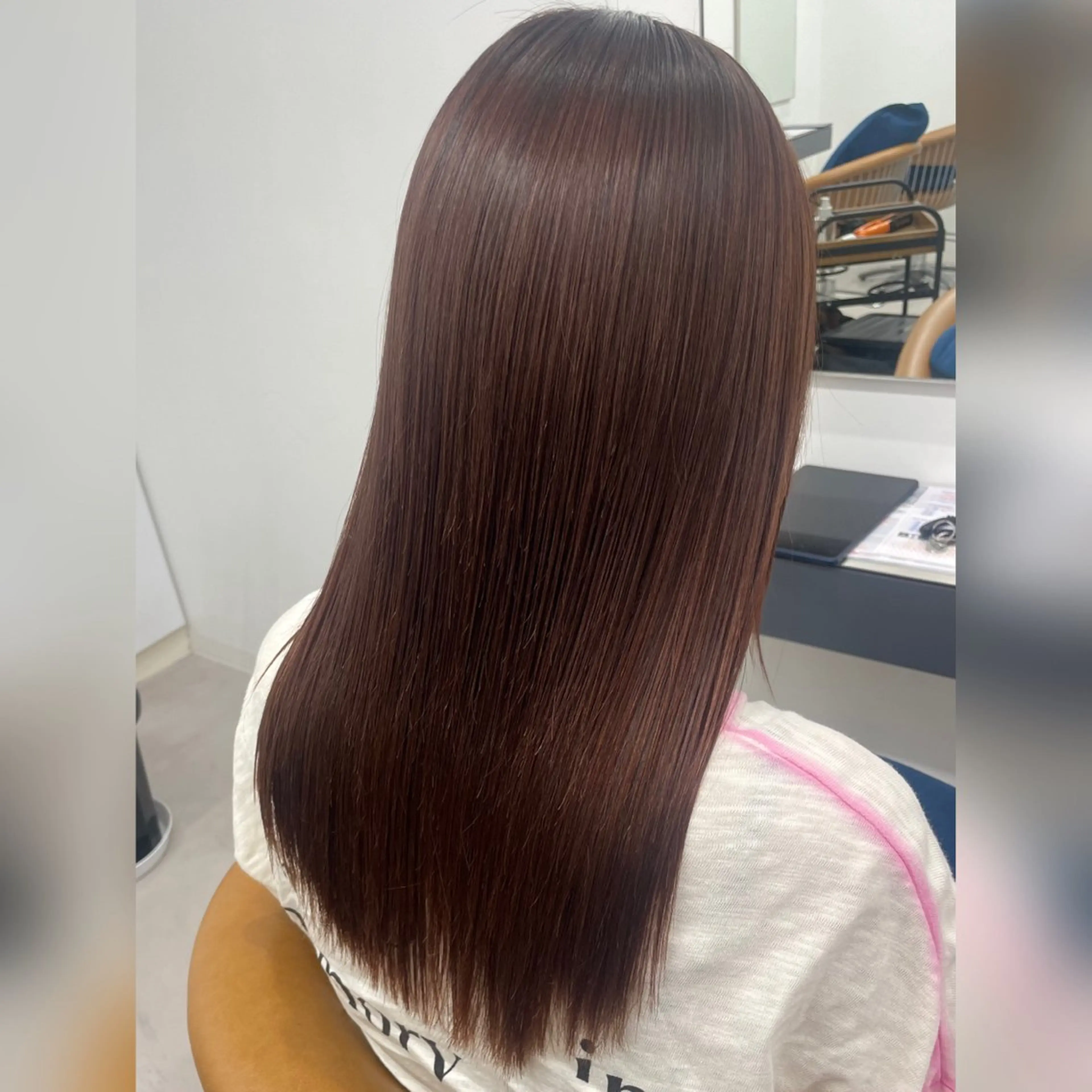 ロング 艶髪/縮毛矯正美容師 🧸YUZU🤍のヘアスタイル