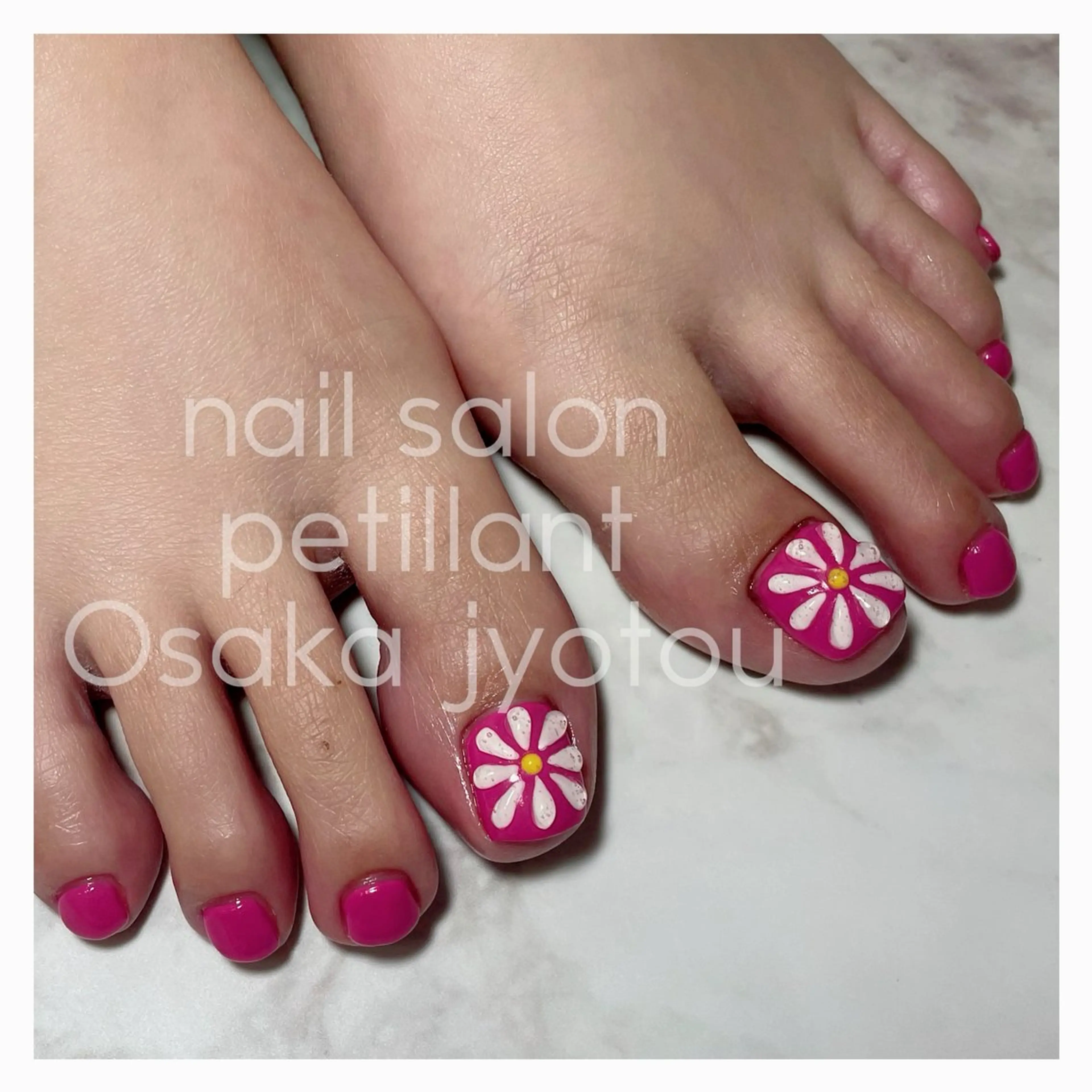 ネイル ピンク nail salon petillantのネイルデザイン