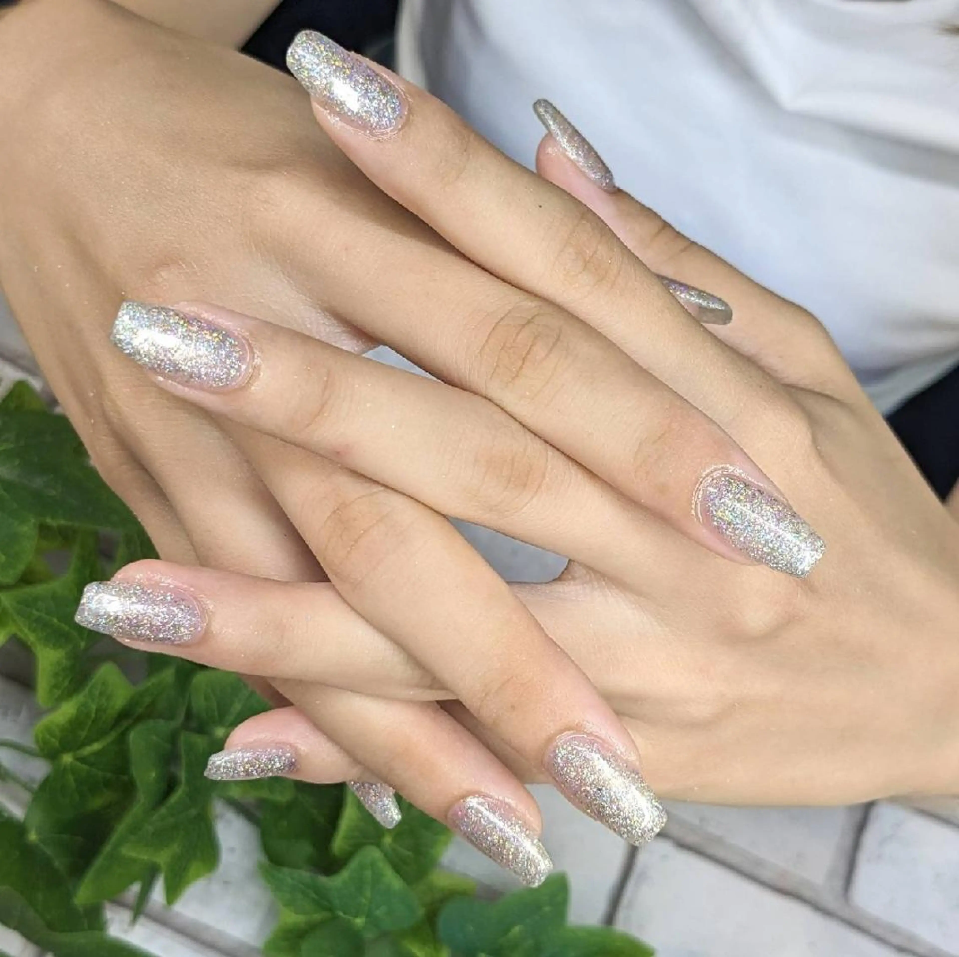 ネイル オーロラネイル ワンカラーネイル ハンドネイル ネイルサロンベルティ .keikoのネイルデザイン