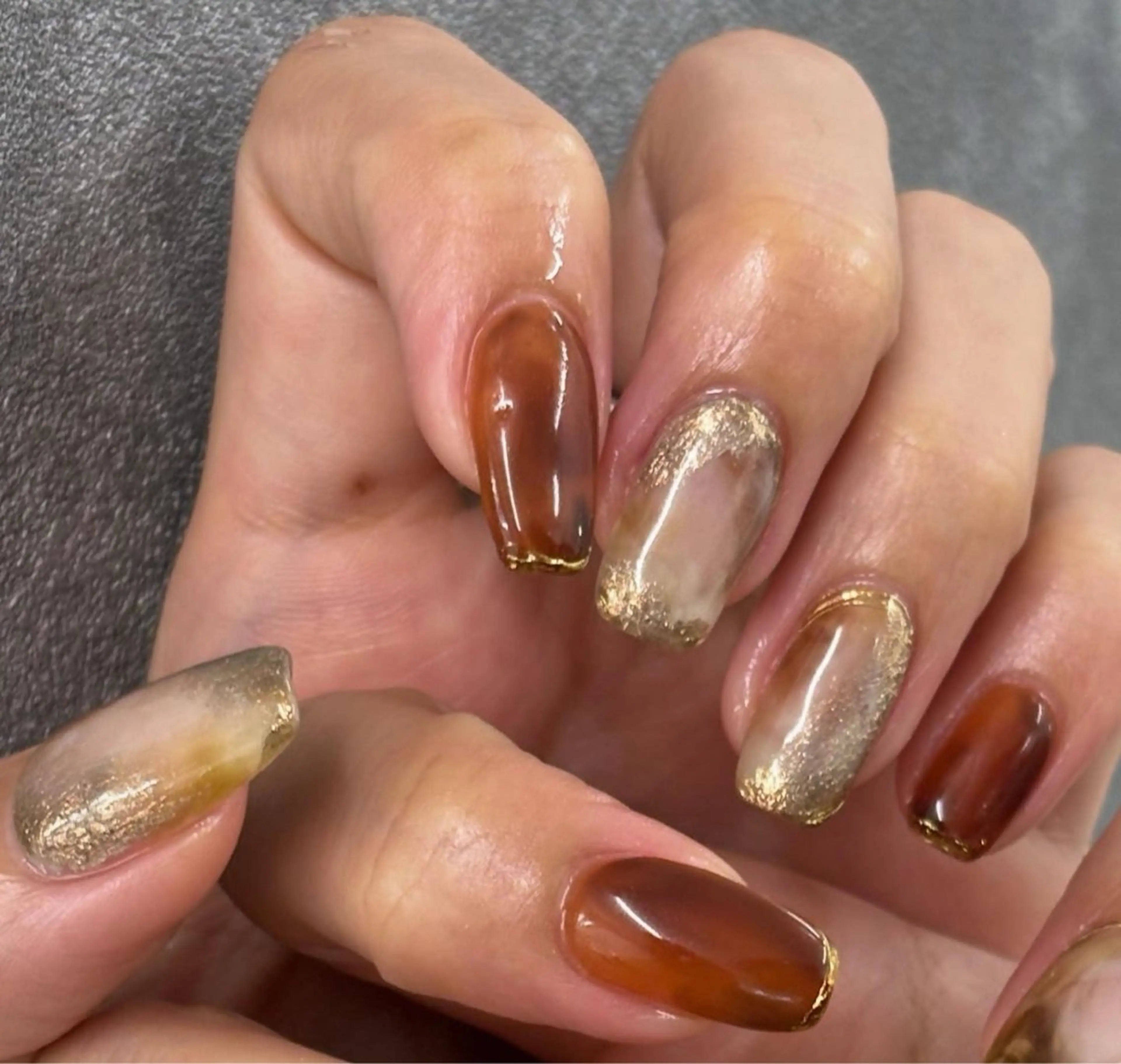 ネイル ハンドネイル filonnail yui_ニュアンスのネイルデザイン