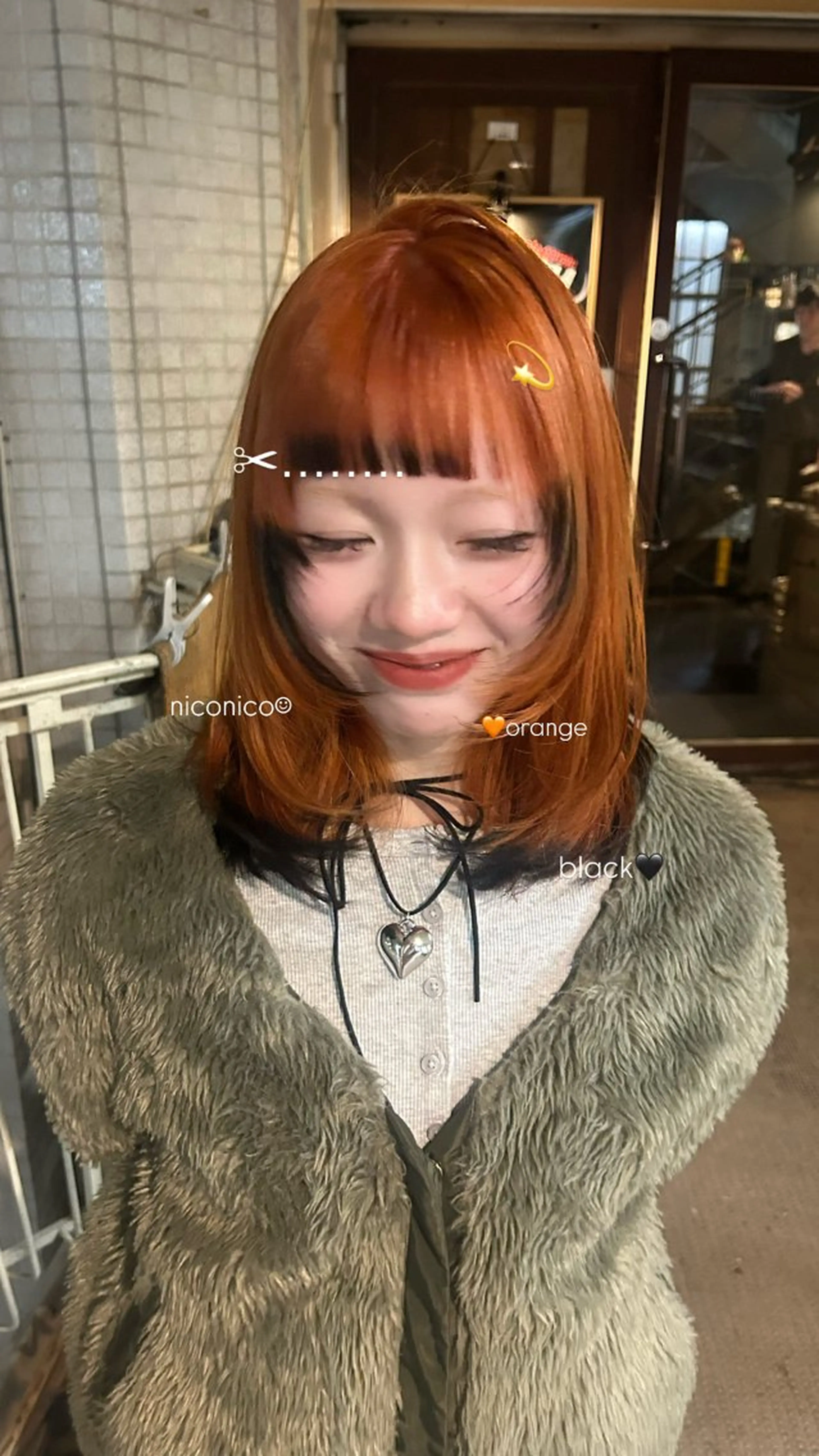 セミロング カラー 似合わせカット/ 個性派🩶LANAのヘアスタイル