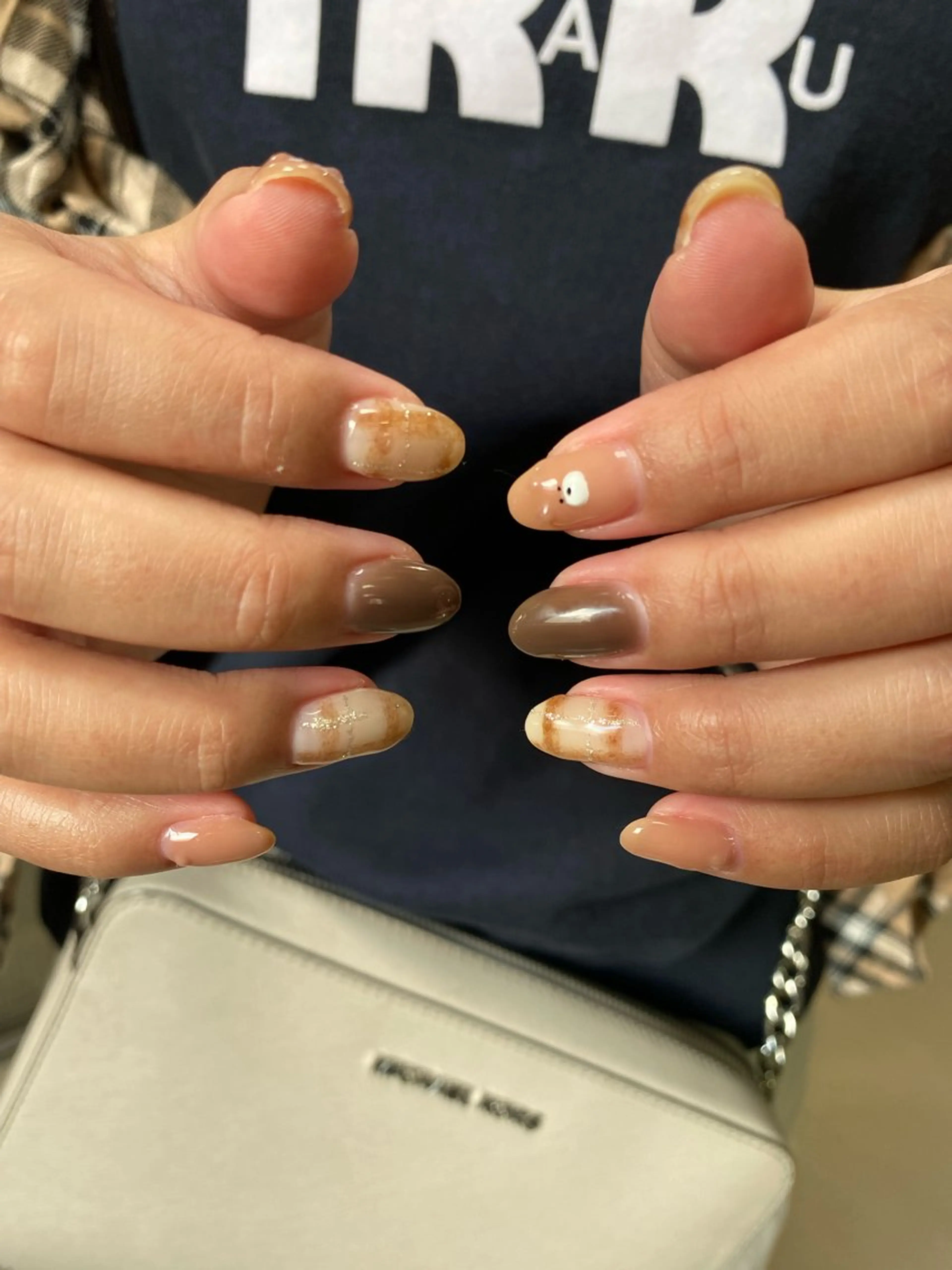 ネイル 冬ネイル ハンドネイル mieux YUKOのネイルデザイン