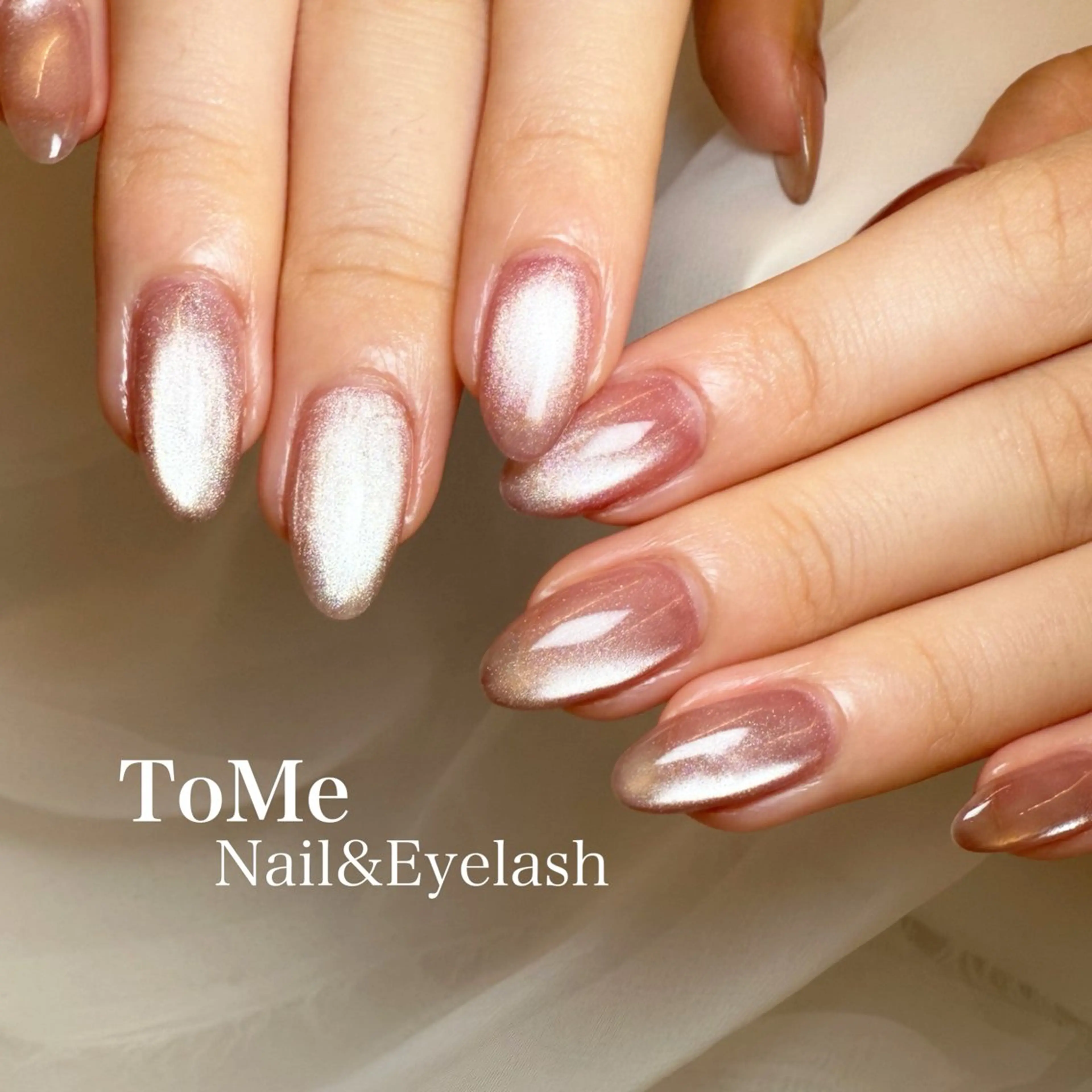 【人気No.1✨】マグネットネイル｜うる艶仕上げ💕オフ込/パラジェル・フィルイン対応の写真