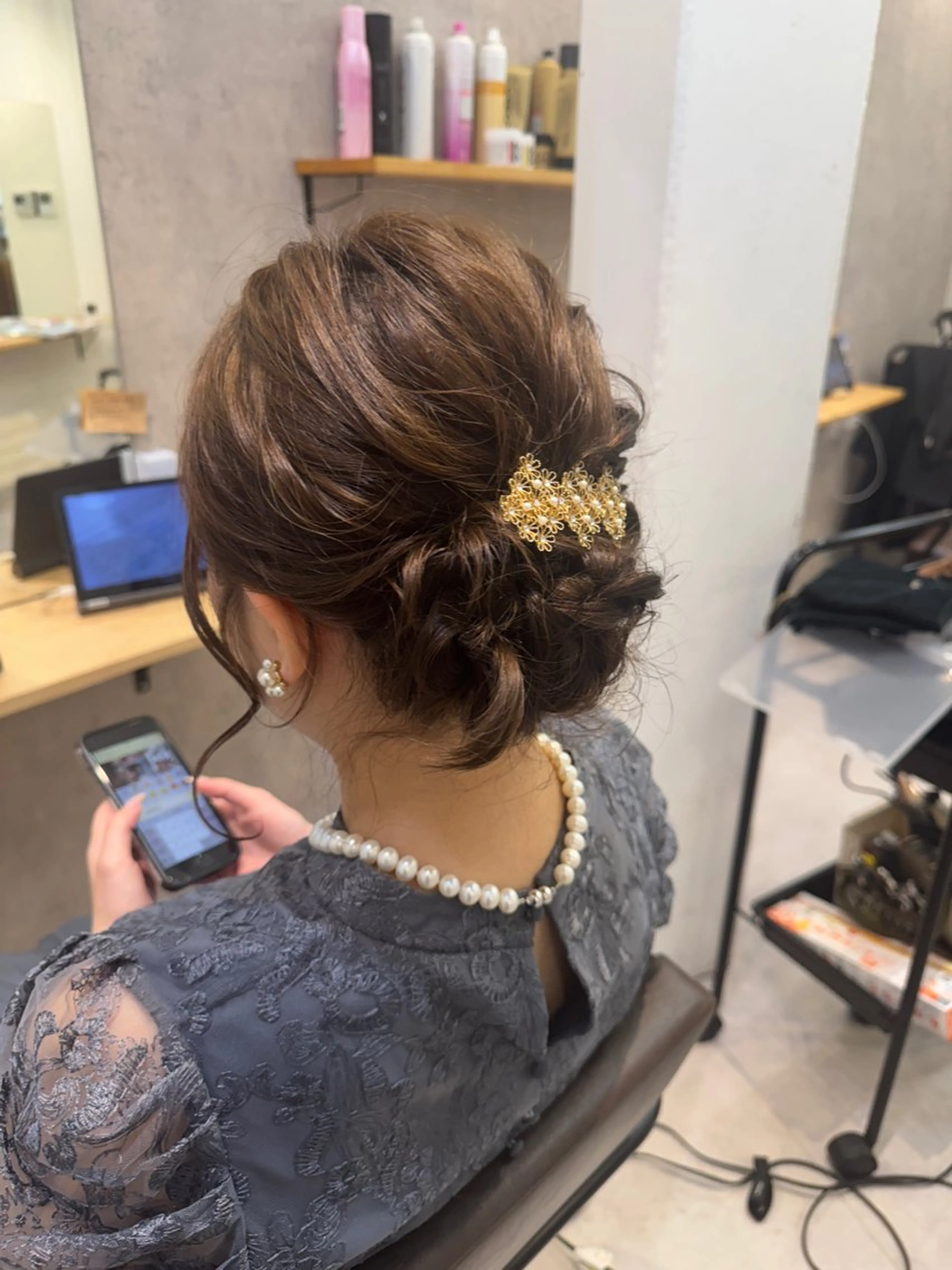 ミディアム ヘアアレンジ 結婚式・ブライダル ヘアセット 似合う髪型が 分からない方へのヘアスタイル