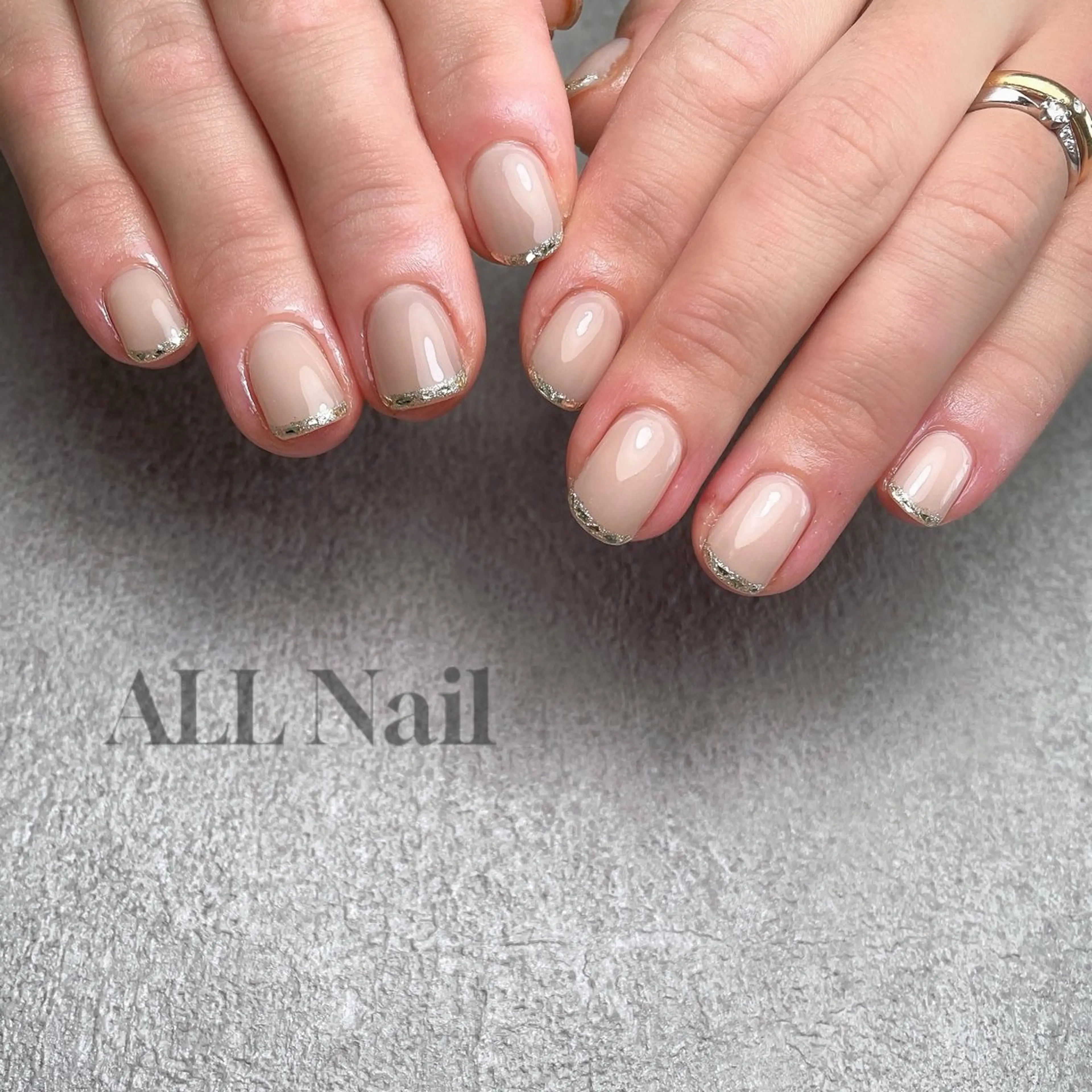 ネイル フレンチネイル ガラスフレンチ ALL Nail &whiteningのその他イメージ