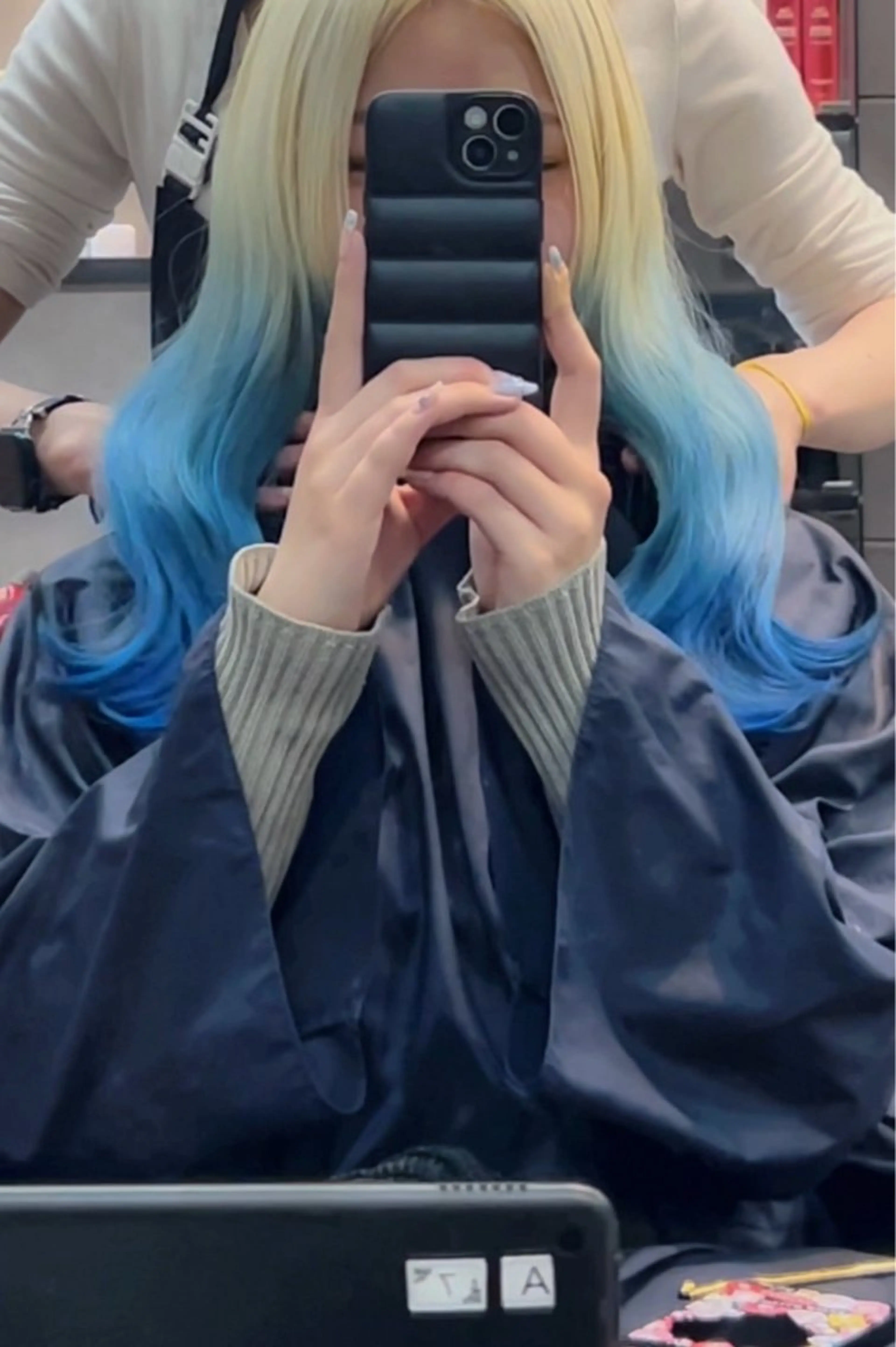 ロング カラー グラデーションカラー miharu‪‪/ ハイトーン/複雑履歴のヘアスタイル